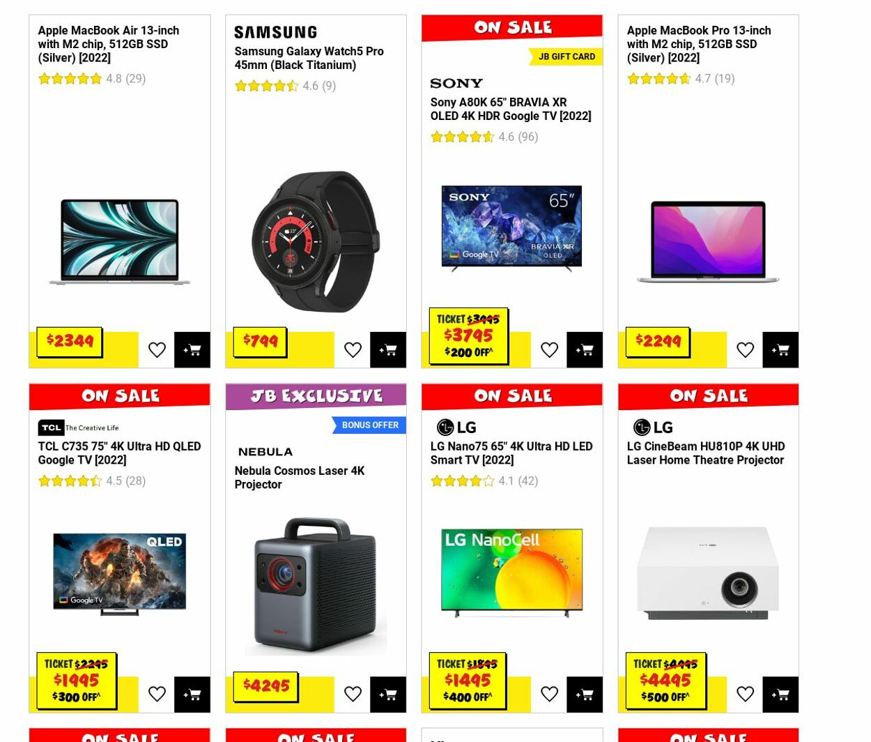 Catalogue JB Hi-Fi 26.09.2022 - 02.10.2022