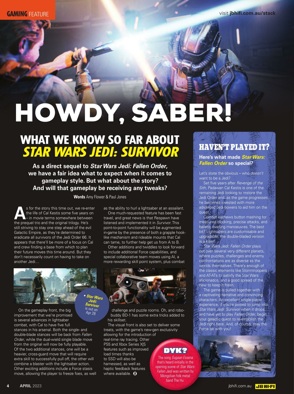 Catalogue JB Hi-Fi 01.04.2023 - 30.04.2023