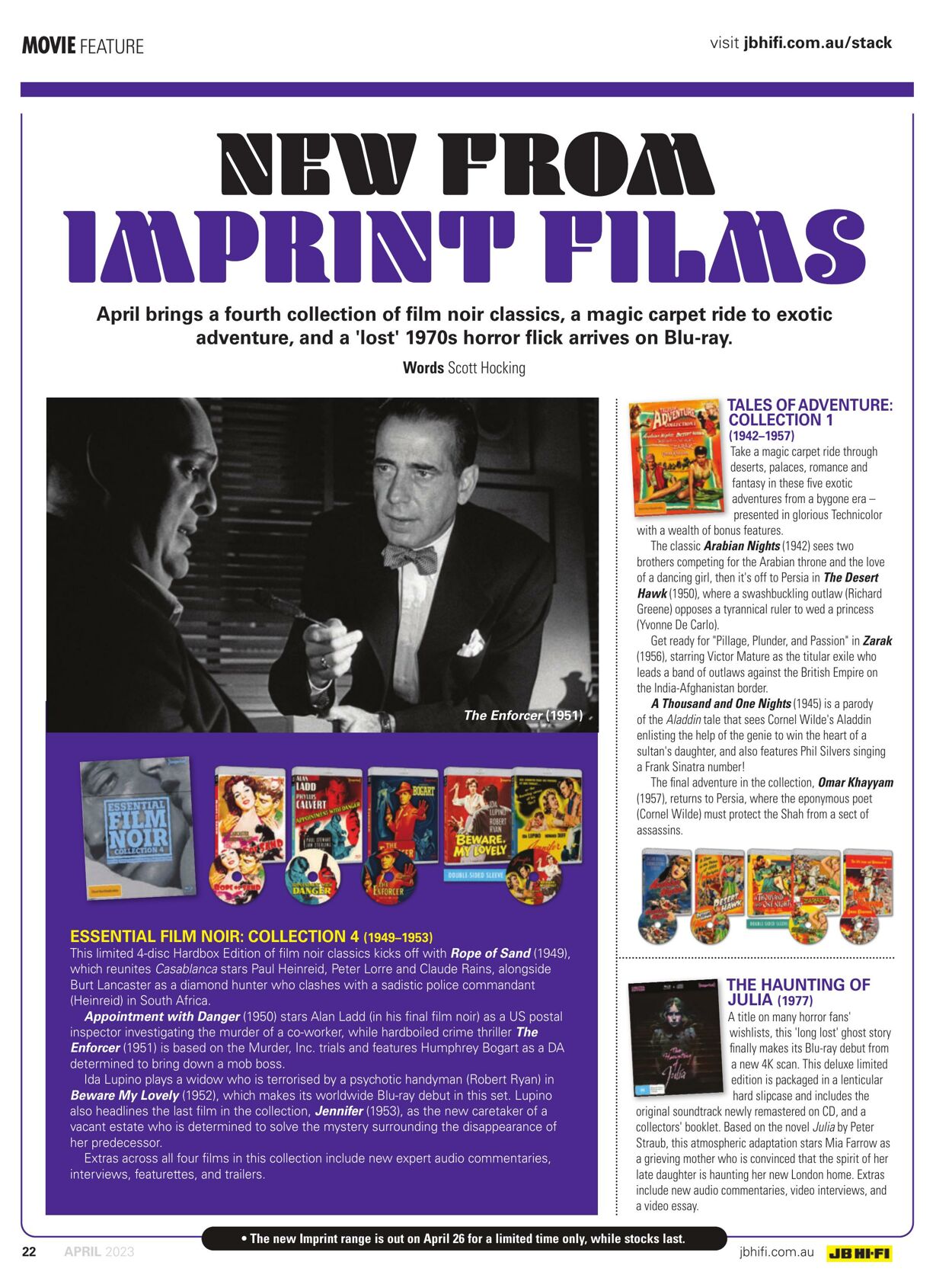 Catalogue JB Hi-Fi 01.04.2023 - 30.04.2023