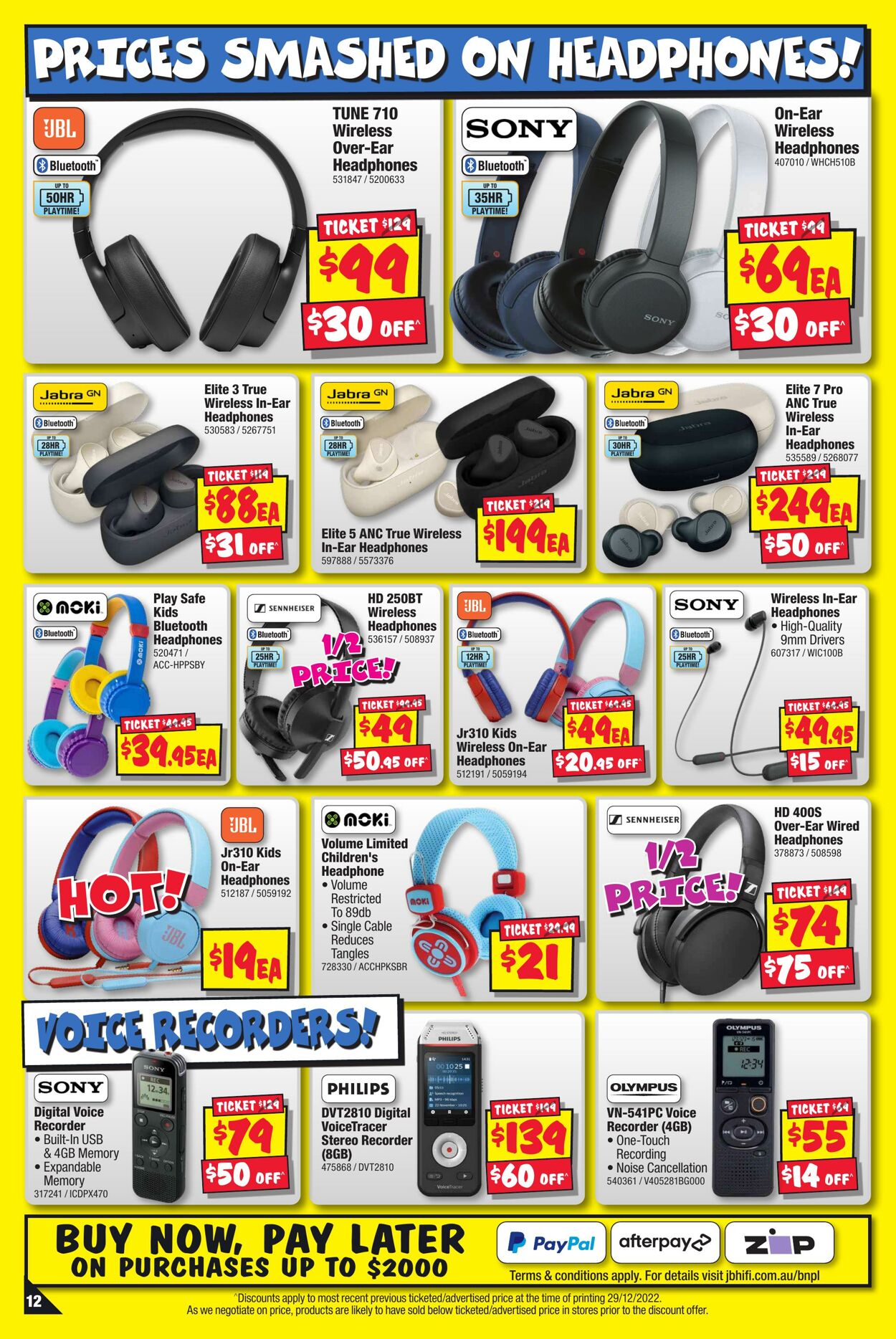 Catalogue JB Hi-Fi 12.01.2023 - 25.01.2023