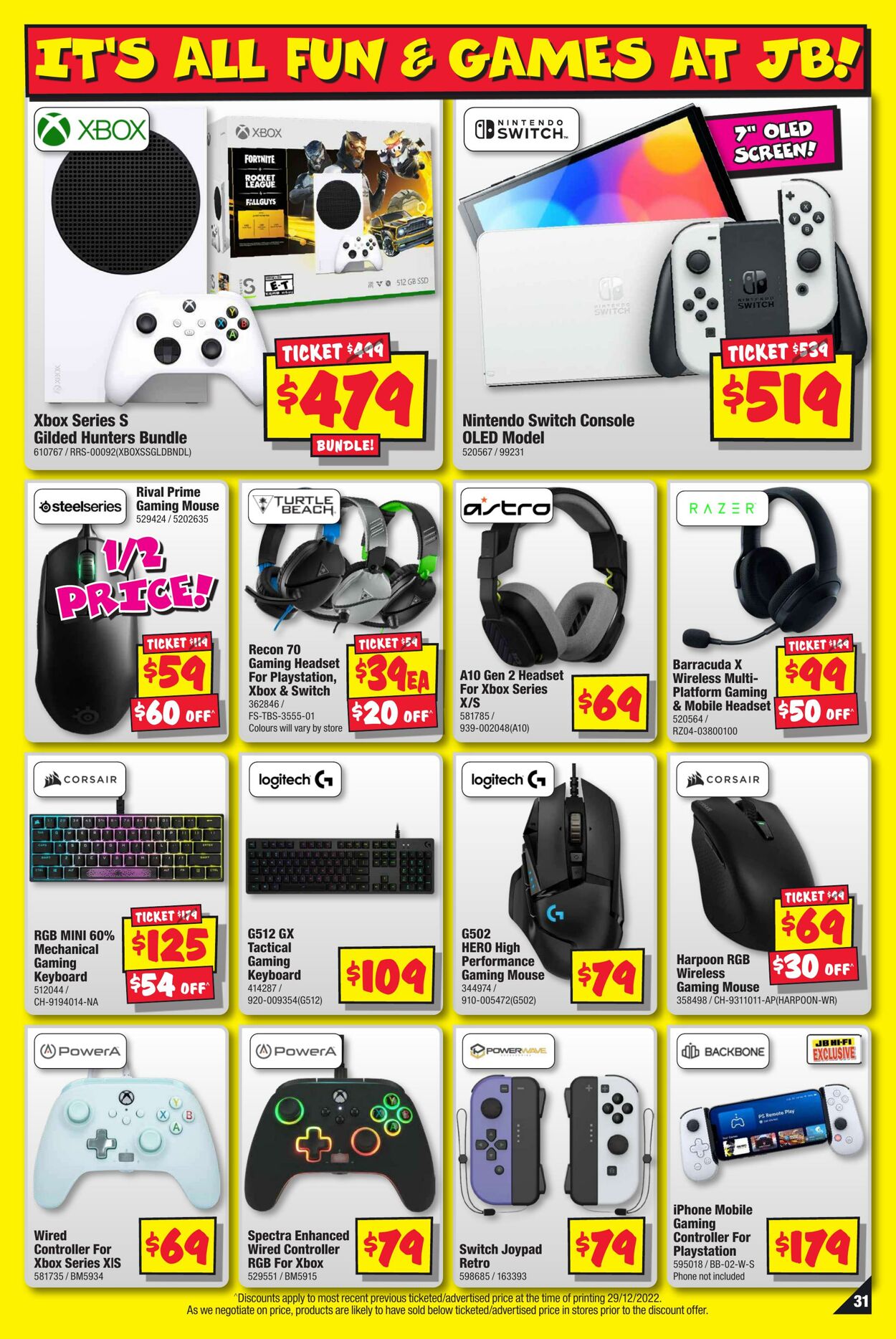 Catalogue JB Hi-Fi 12.01.2023 - 25.01.2023