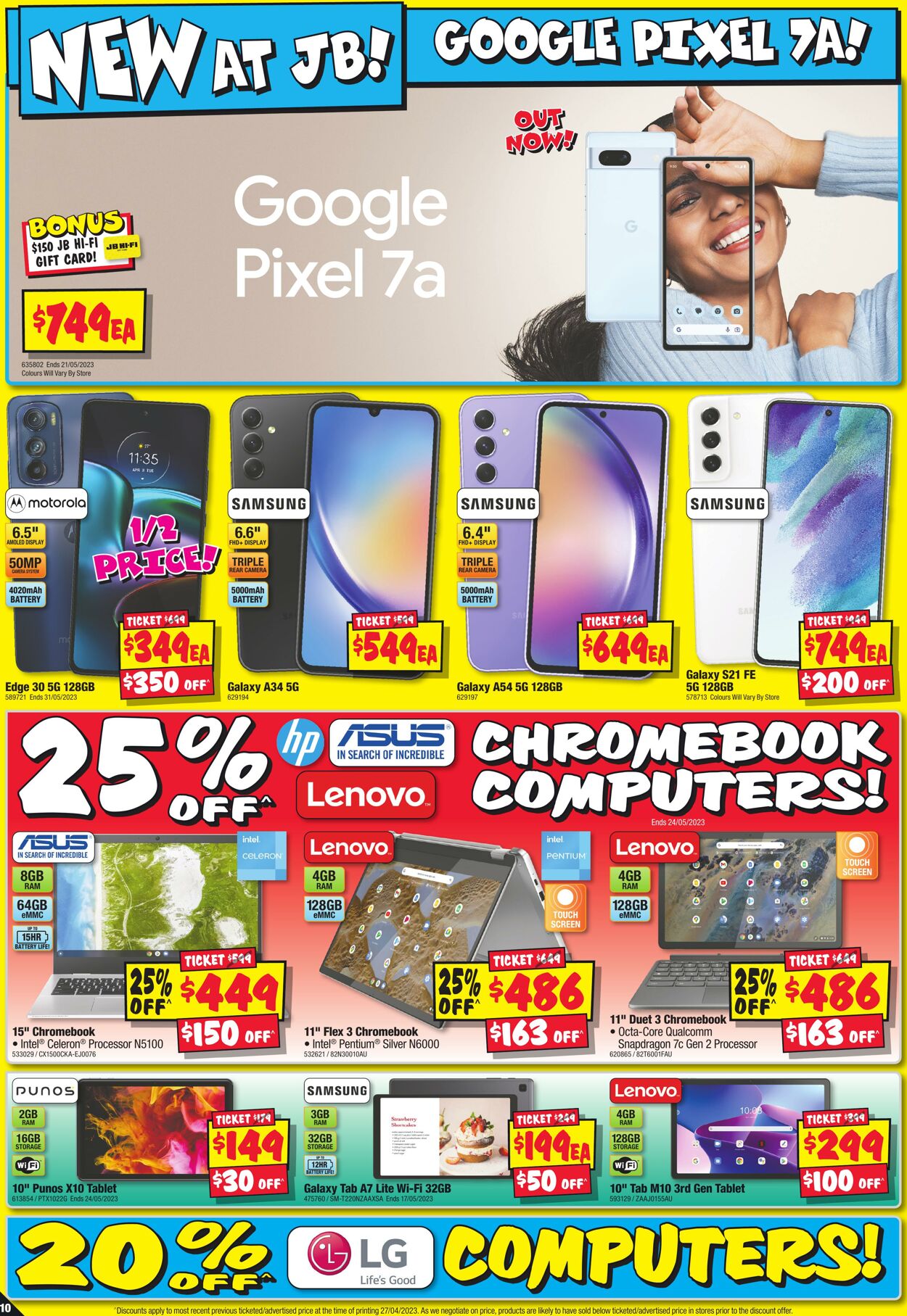 Catalogue JB Hi-Fi 11.05.2023 - 14.05.2023