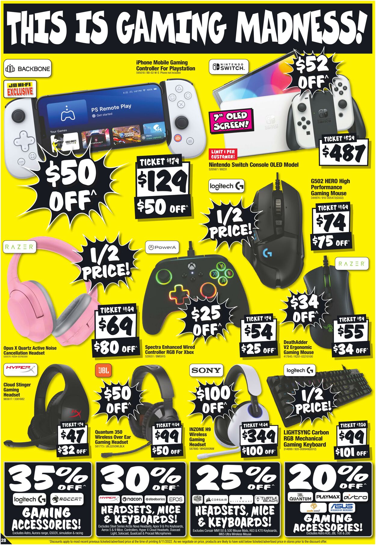 Catalogue JB Hi-Fi 22.11.2022 - 28.11.2022