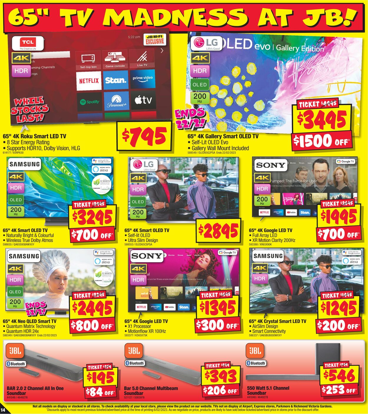 Catalogue JB Hi-Fi 16.02.2023 - 01.03.2023