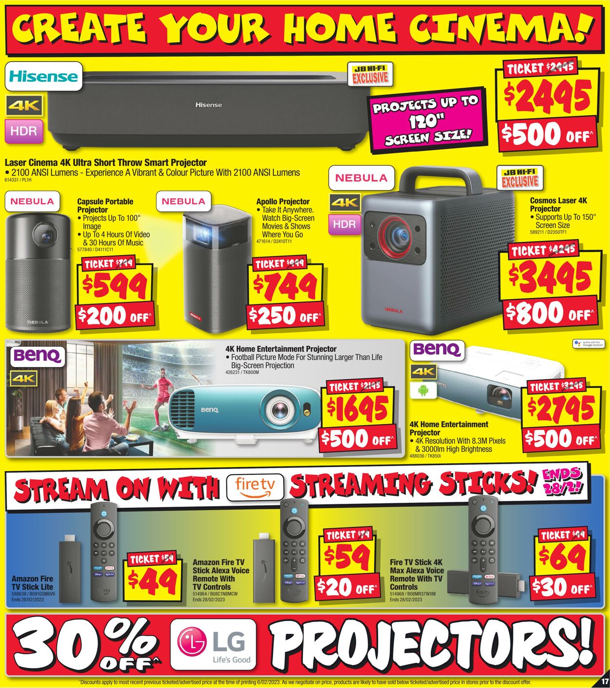 Catalogue JB Hi-Fi 16.02.2023 - 01.03.2023