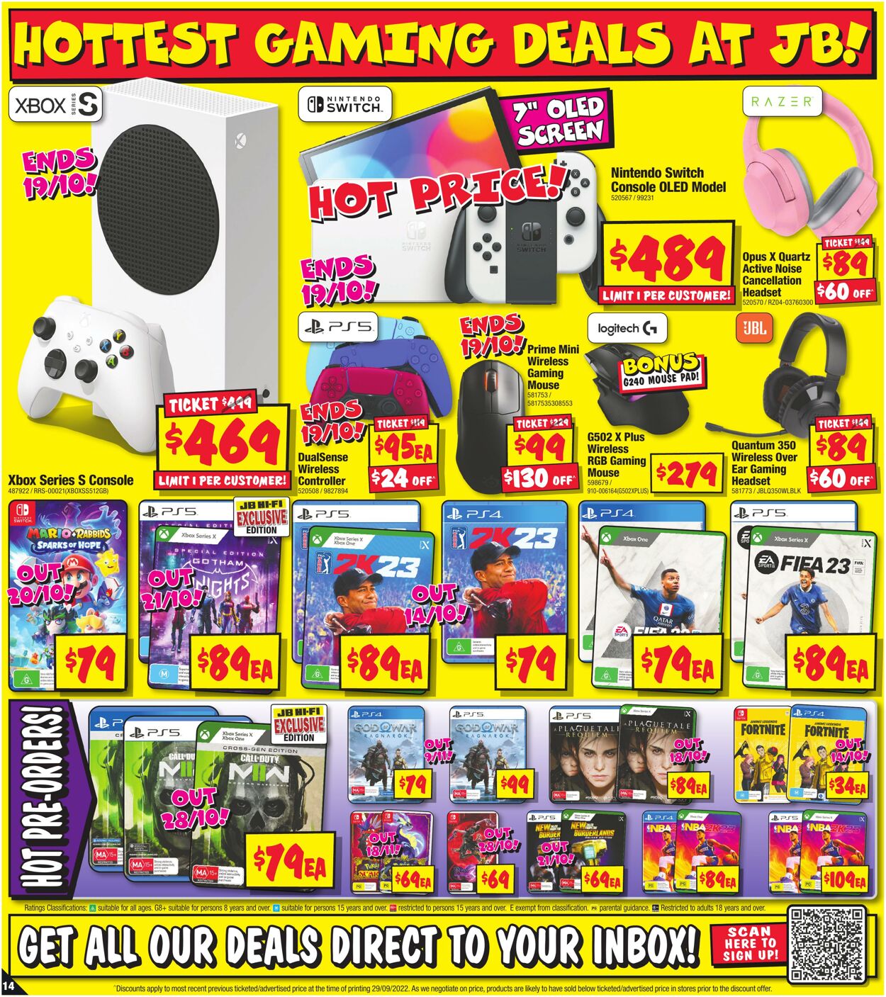 Catalogue JB Hi-Fi 13.10.2022 - 26.10.2022