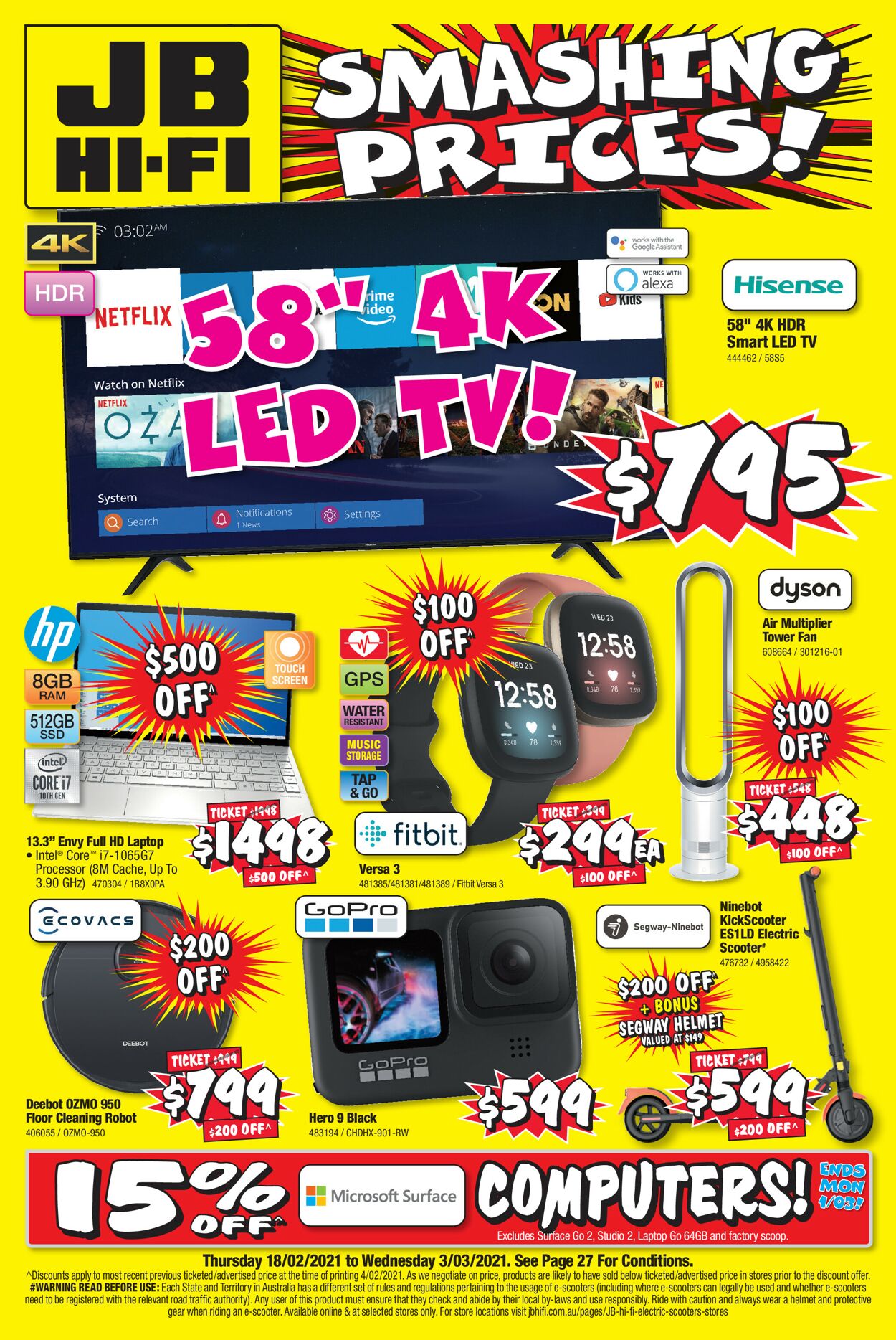 Catalogue JB Hi-Fi 18.02.2021 - 03.03.2021