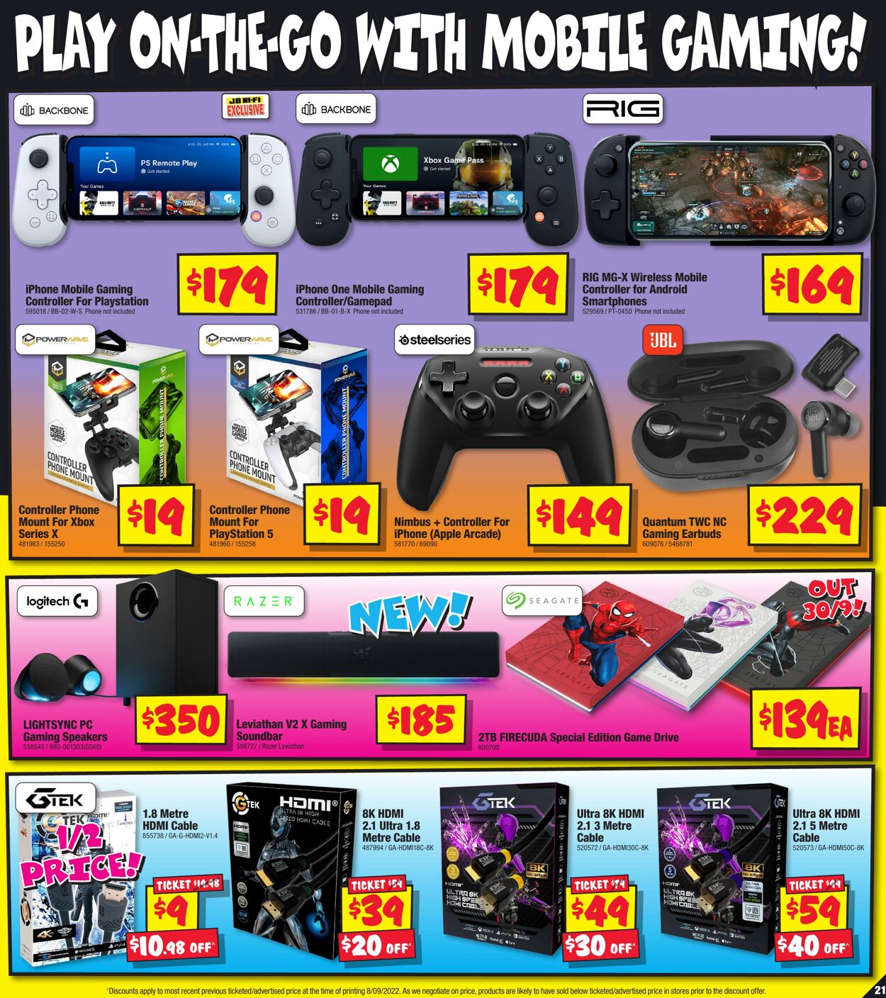 Catalogue JB Hi-Fi 23.09.2022 - 19.10.2022