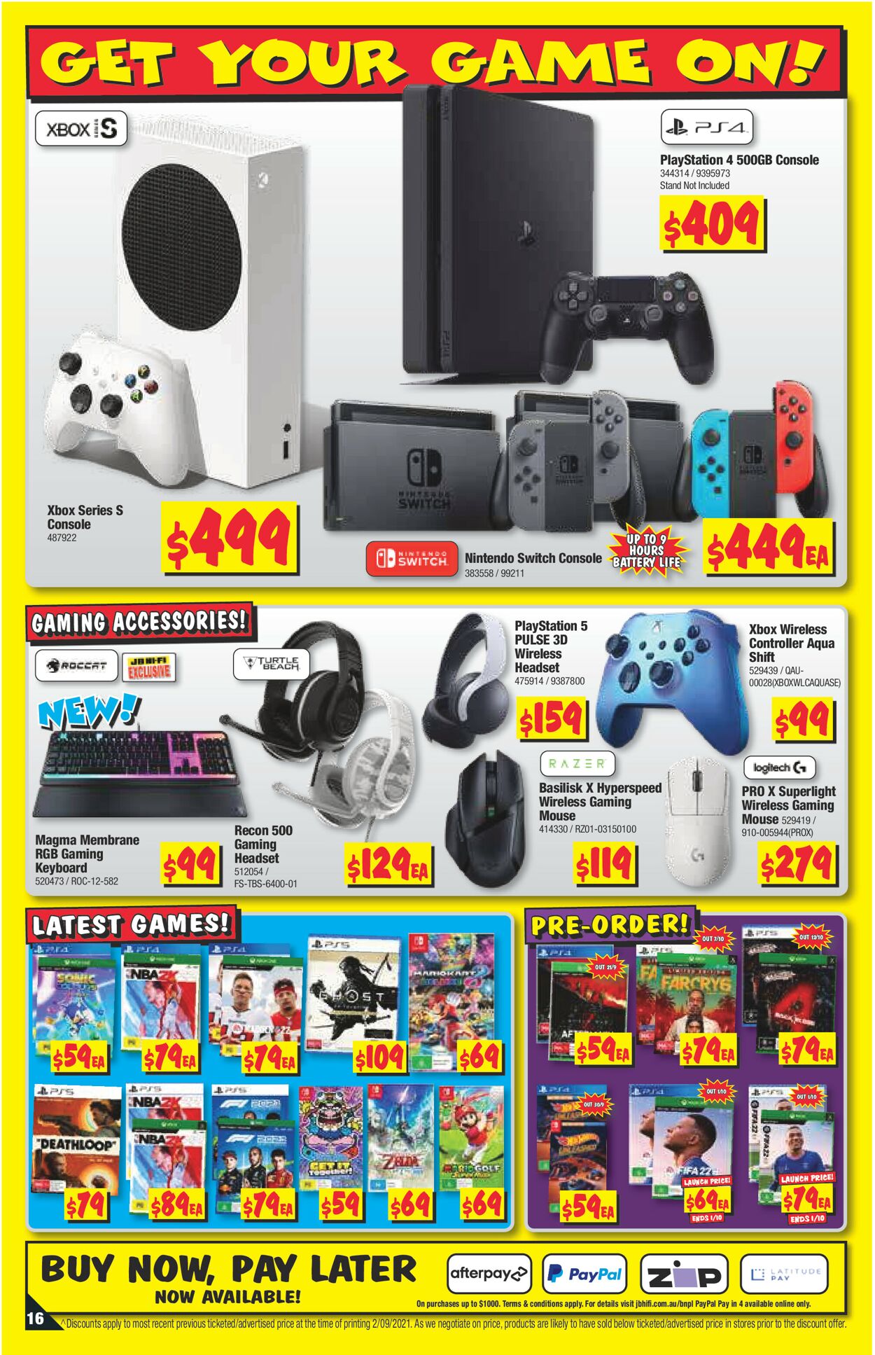 Catalogue JB Hi-Fi 16.09.2021 - 22.10.2021