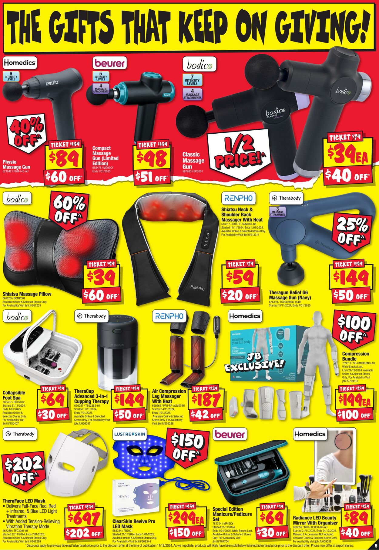 Catalogue JB Hi-Fi 12.12.2024 - 03.01.2025