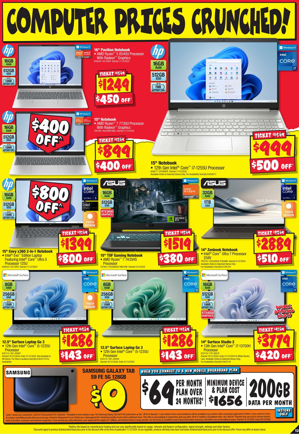 Catalogue JB Hi-Fi 12.12.2024 - 03.01.2025