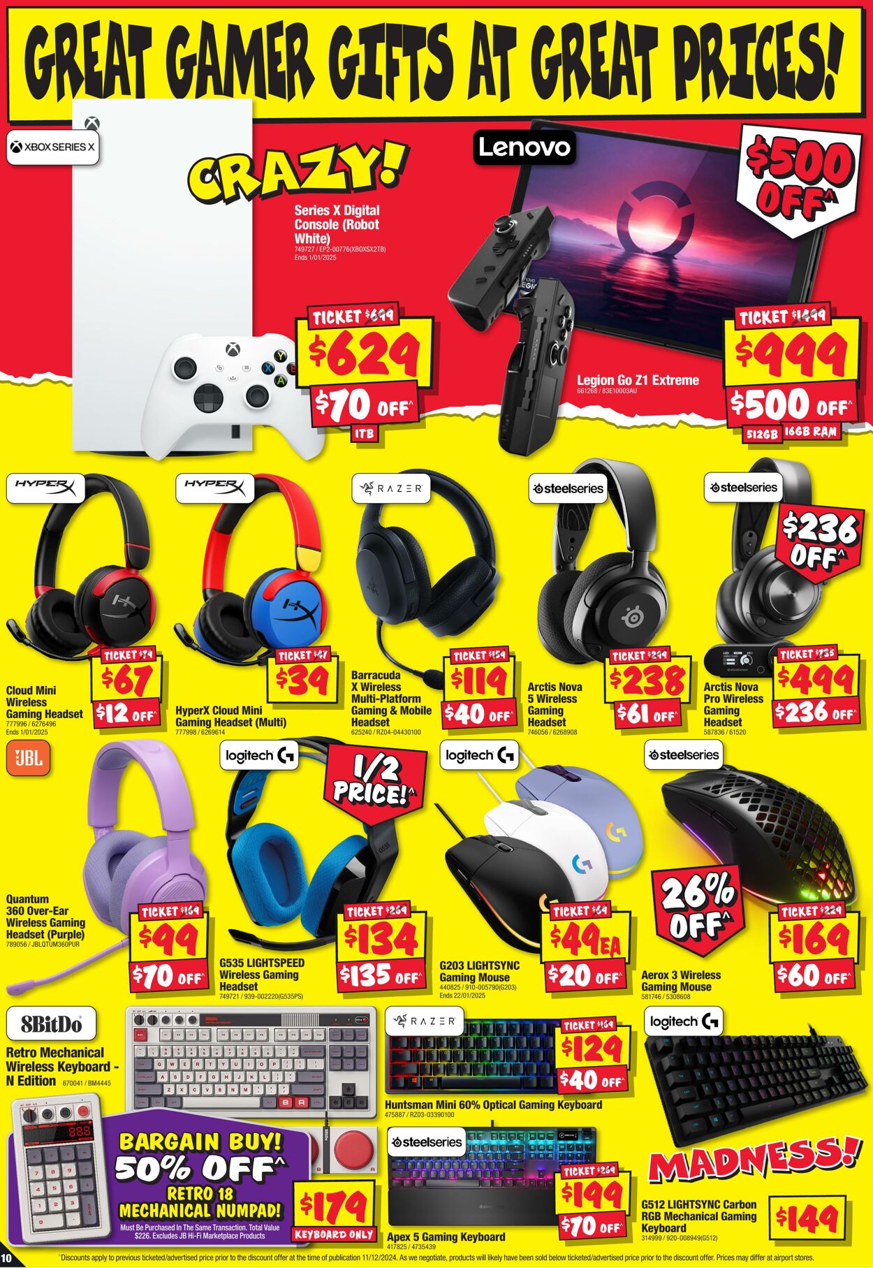 Catalogue JB Hi-Fi 12.12.2024 - 01.01.2025