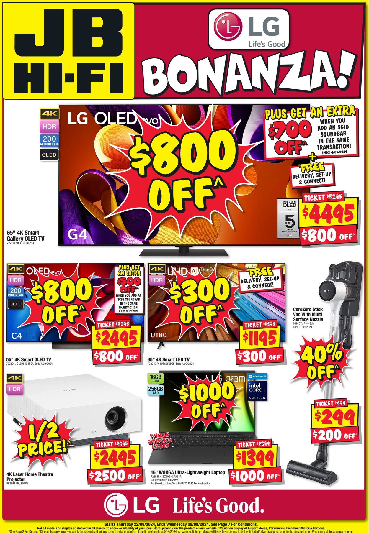 Catalogue JB Hi-Fi 22.08.2024 - 28.08.2024