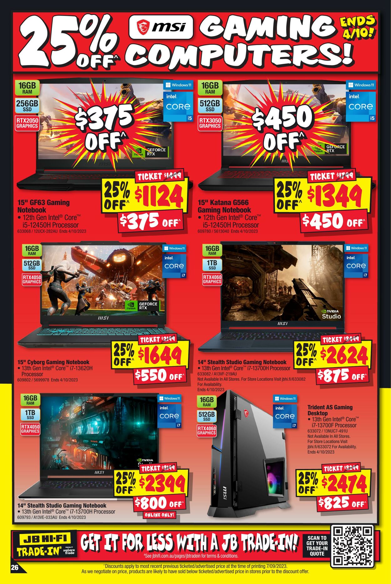 Catalogue JB Hi-Fi 22.09.2023 - 11.10.2023