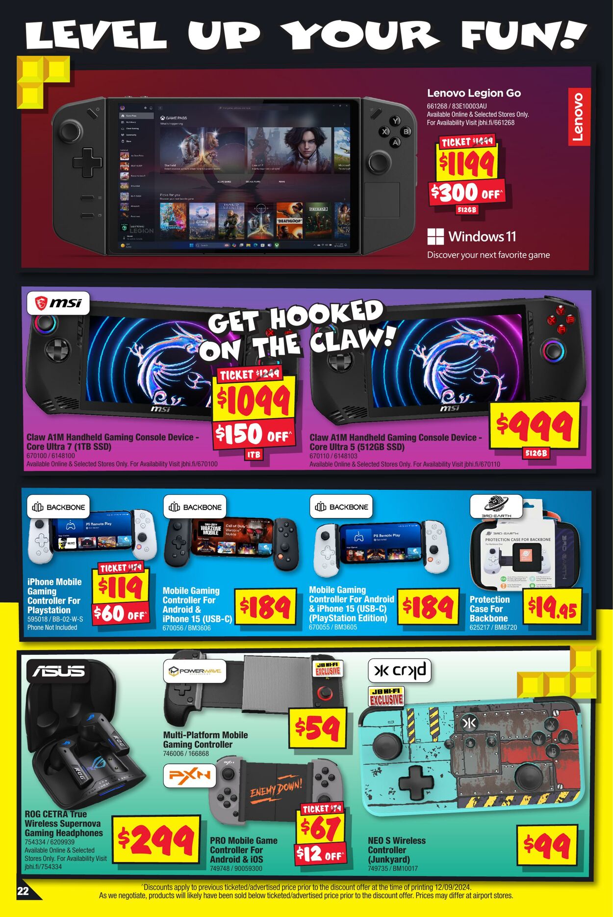 Catalogue JB Hi-Fi 26.09.2024 - 06.10.2024