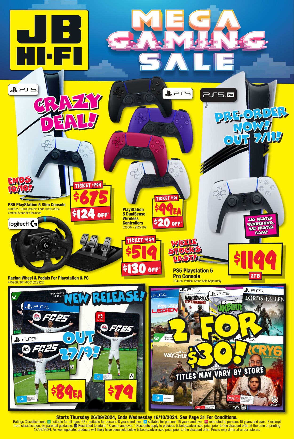 Catalogue JB Hi-Fi 26.09.2024 - 06.10.2024