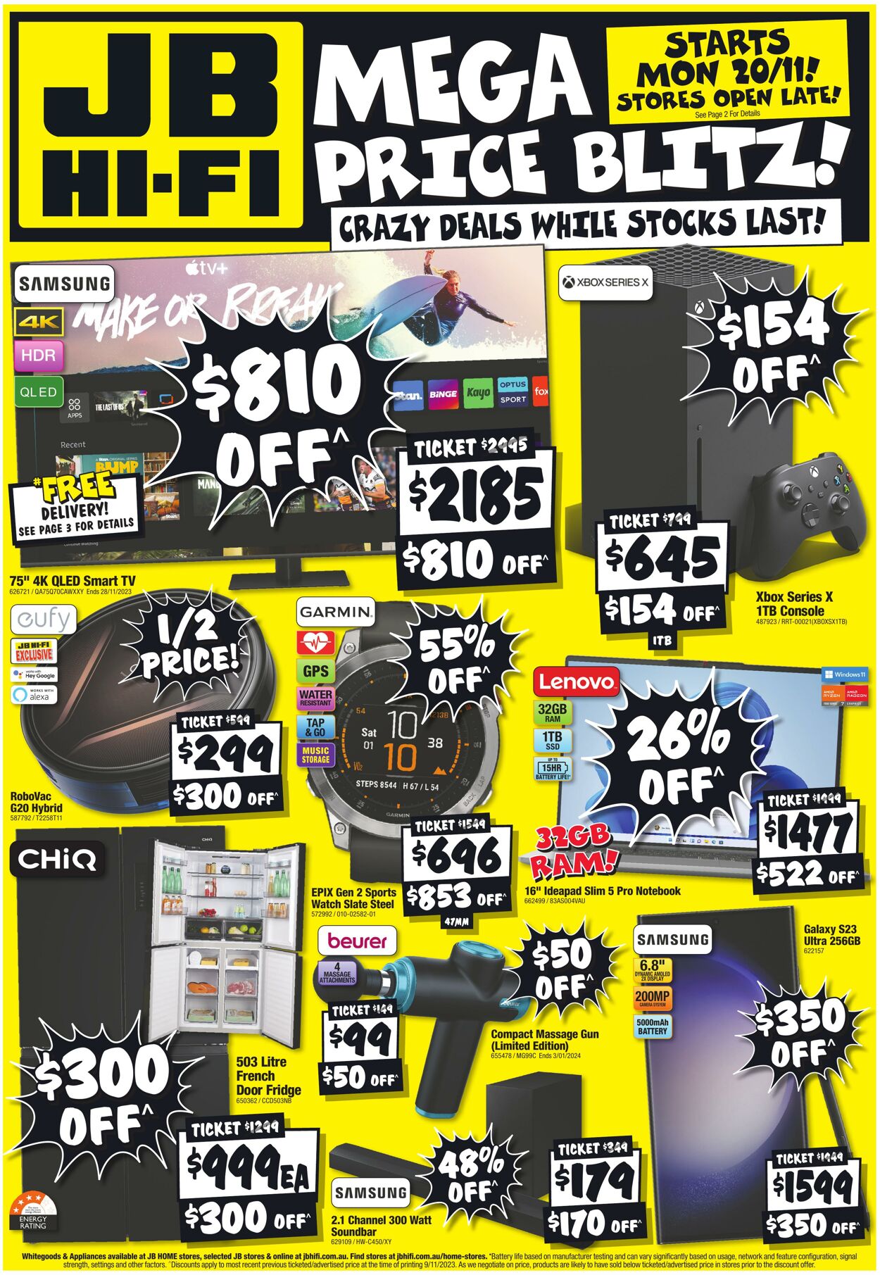 Catalogue JB Hi-Fi 19.11.2023 - 27.11.2023