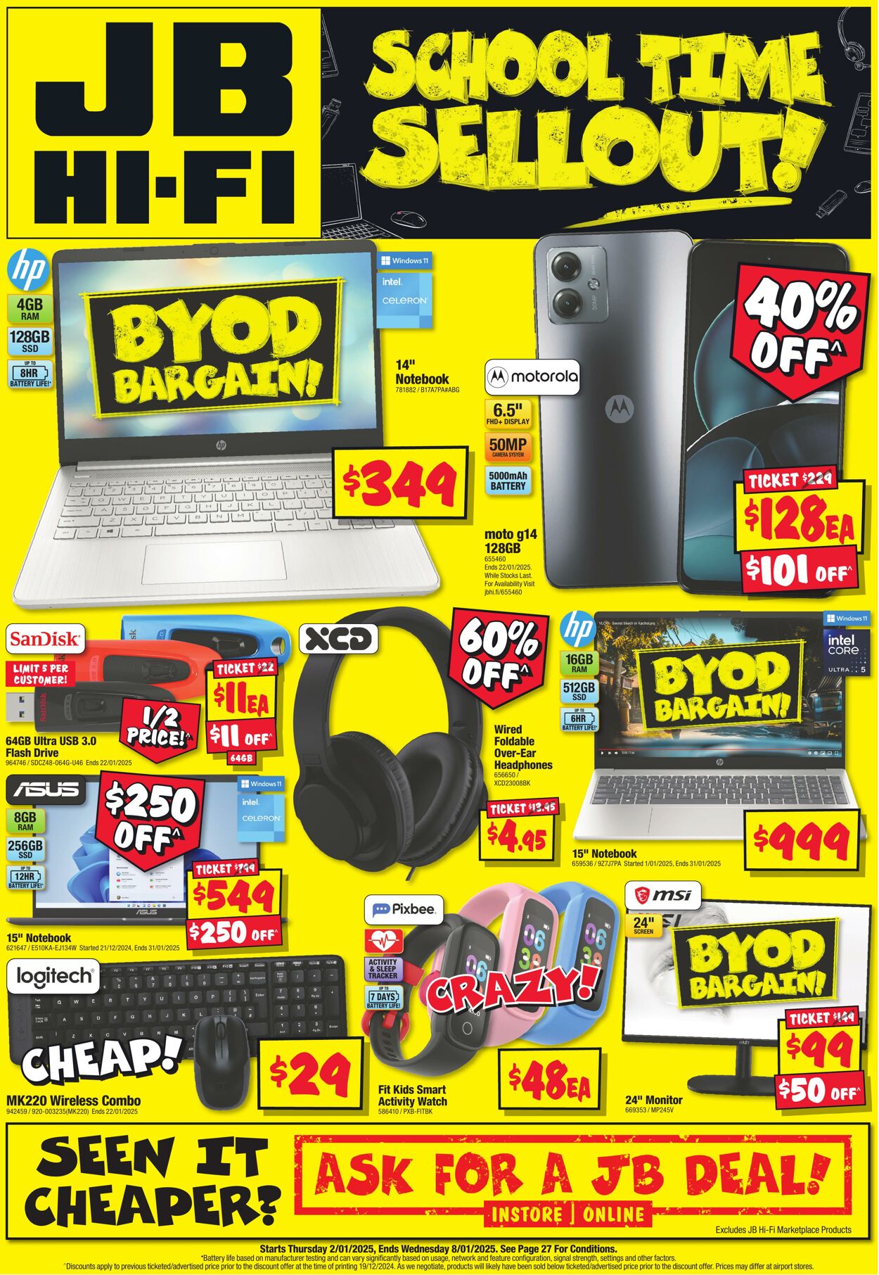 Catalogue JB Hi-Fi 02.01.2025 - 17.01.2025