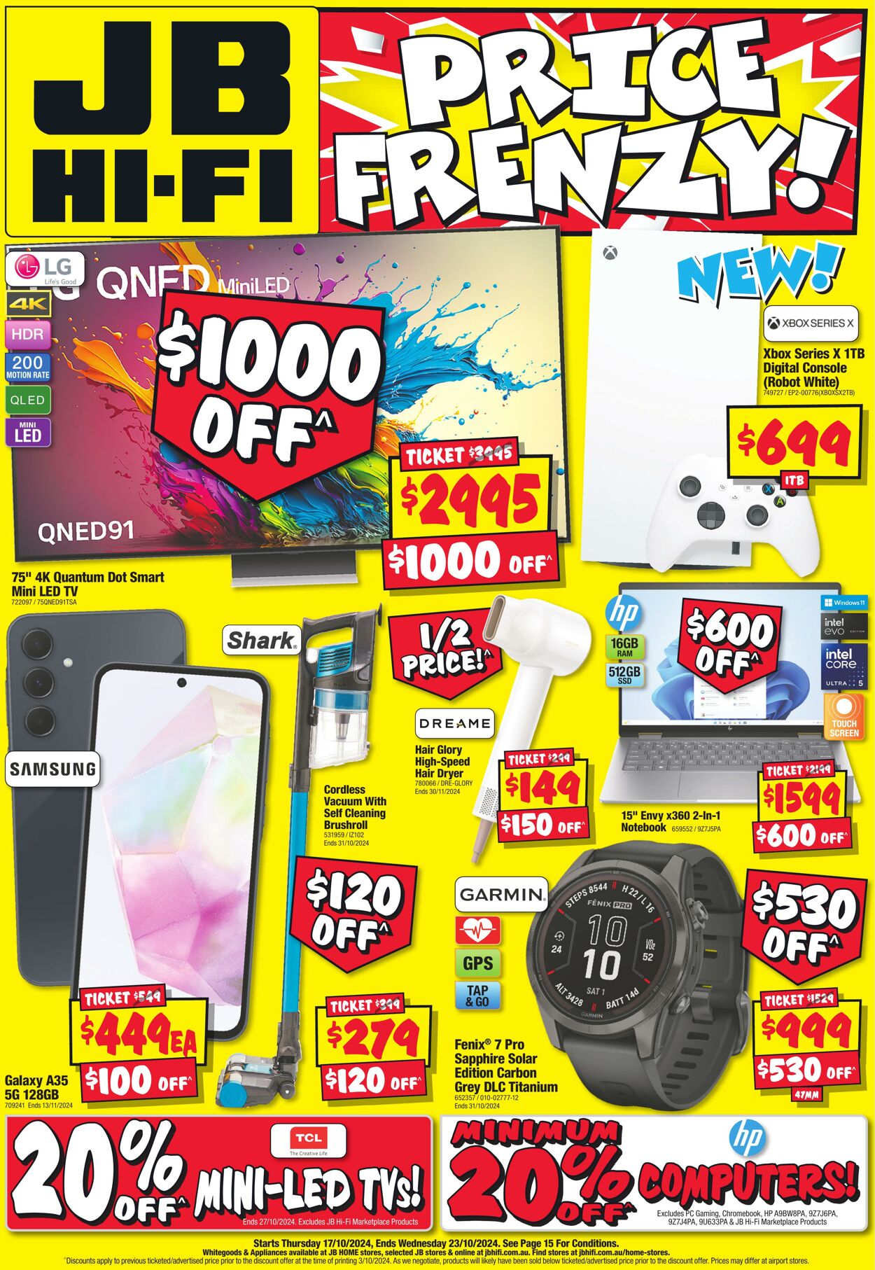 Catalogue JB Hi-Fi 17.10.2024 - 10.11.2024