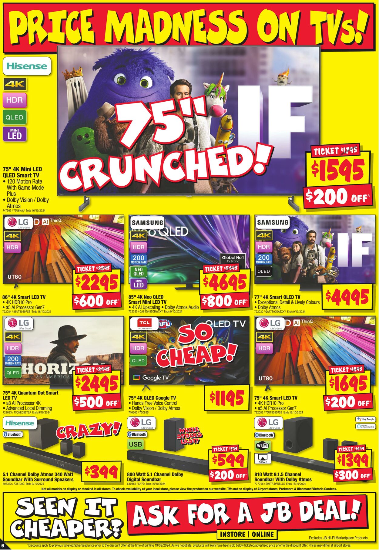 Catalogue JB Hi-Fi 03.10.2024 - 10.11.2024