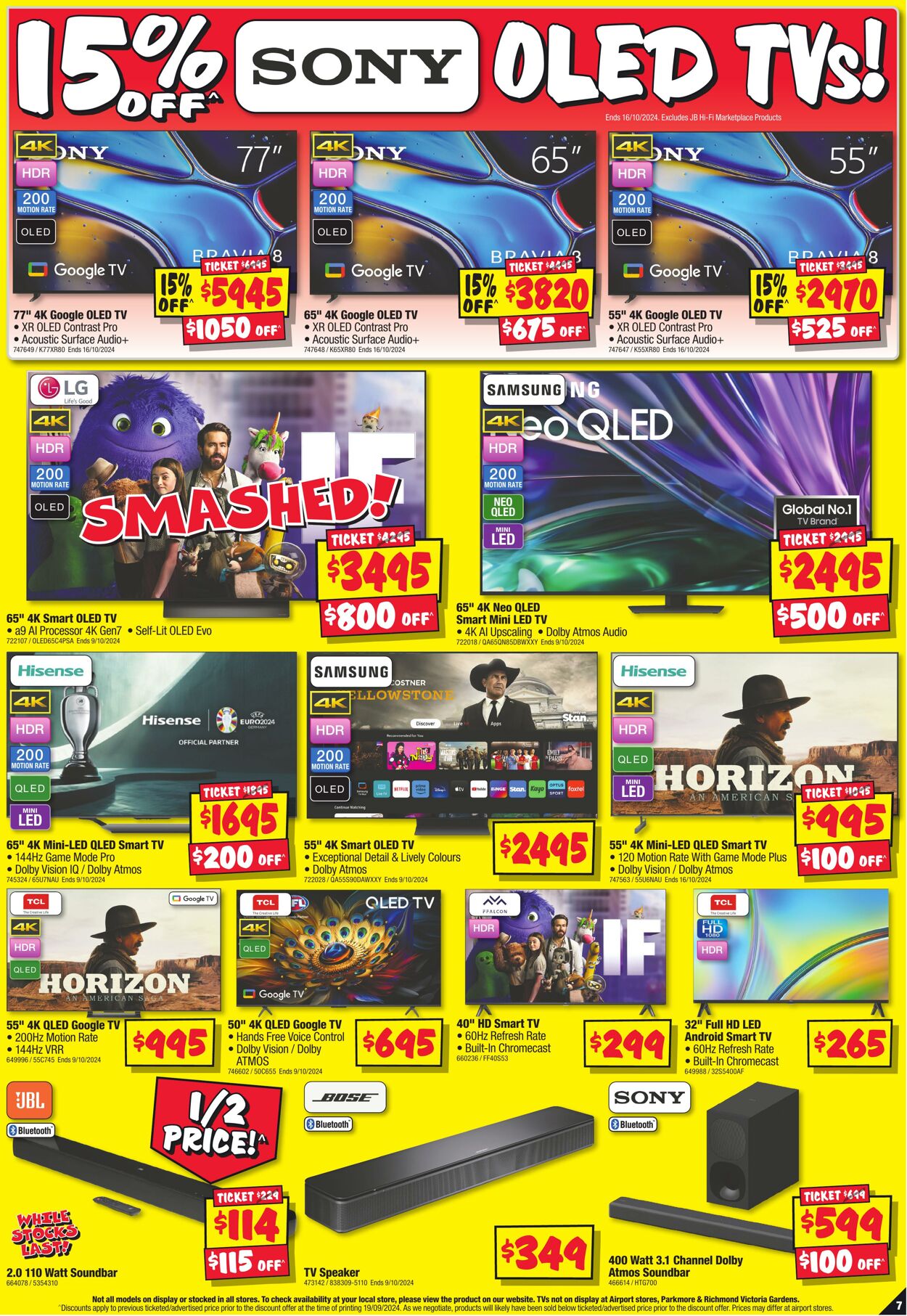 Catalogue JB Hi-Fi 03.10.2024 - 10.11.2024