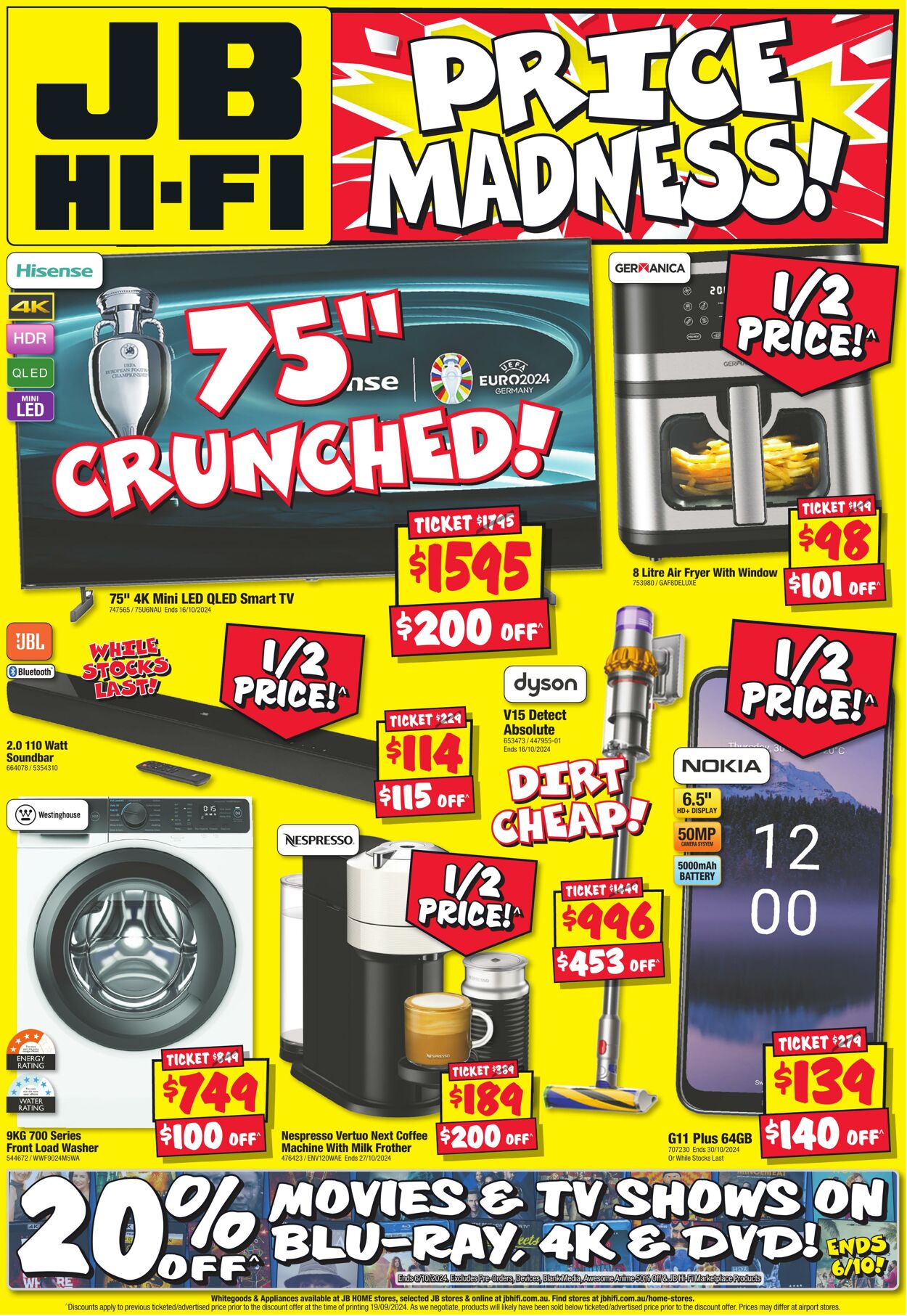 Catalogue JB Hi-Fi 03.10.2024 - 10.11.2024