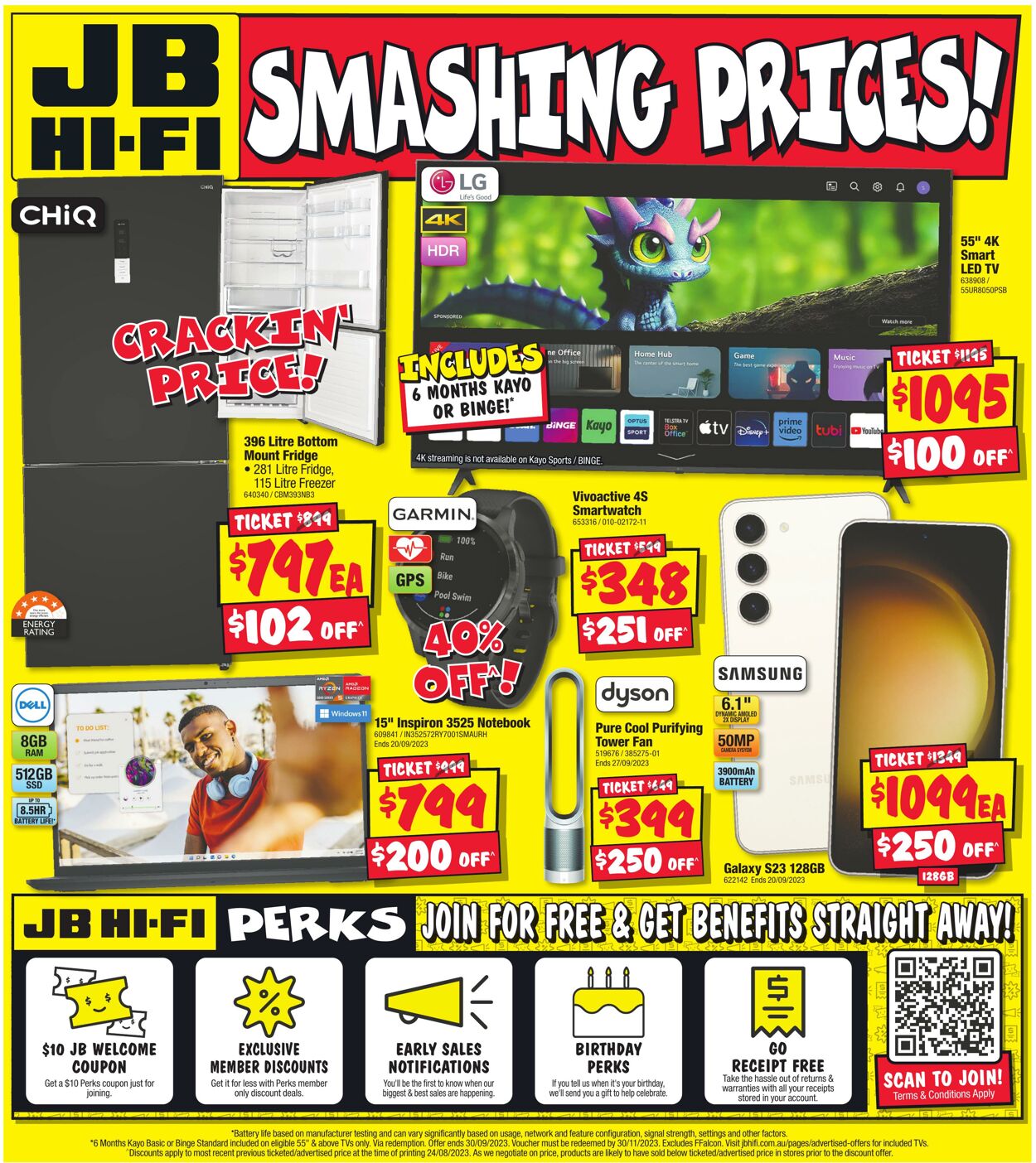 Catalogue JB Hi-Fi 07.09.2023 - 13.09.2023
