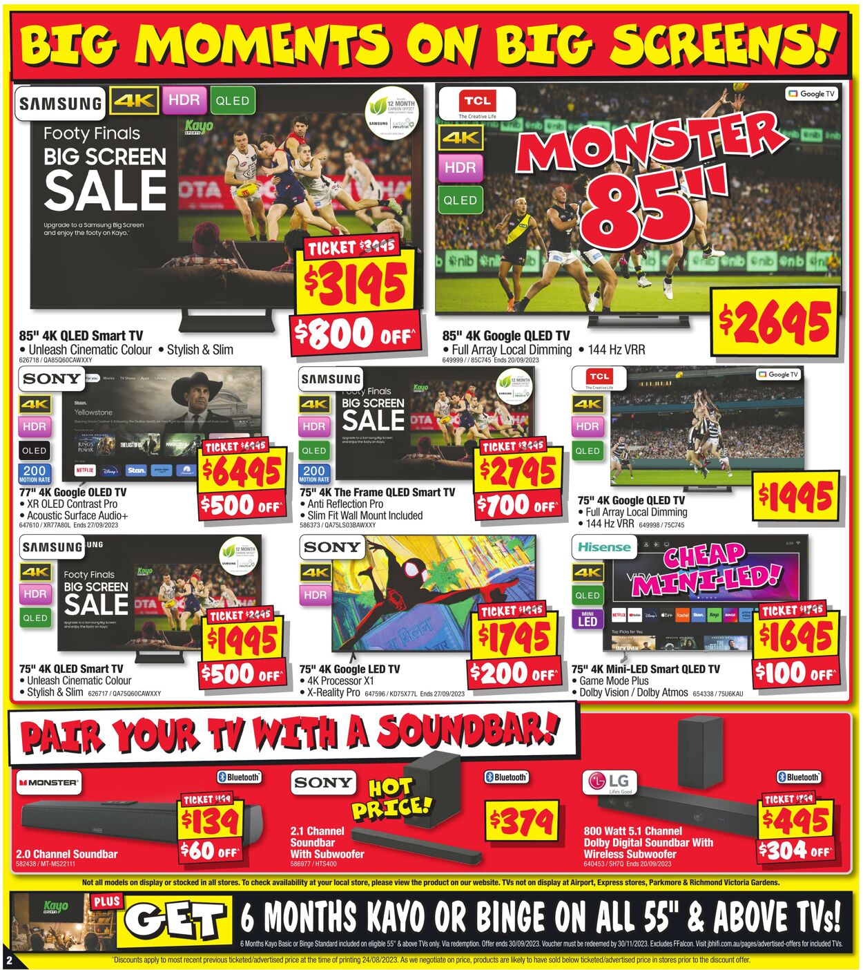 Catalogue JB Hi-Fi 07.09.2023 - 13.09.2023