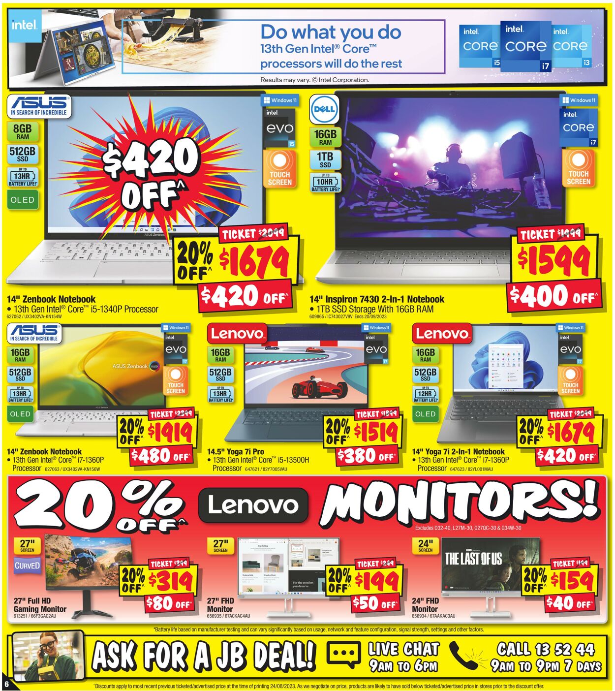 Catalogue JB Hi-Fi 07.09.2023 - 13.09.2023