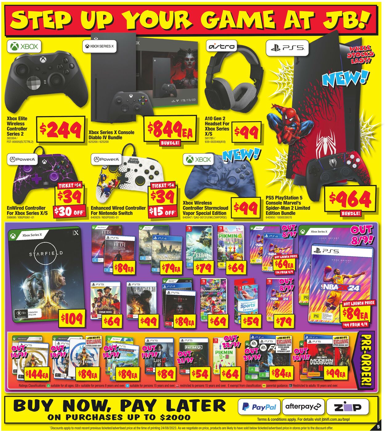 Catalogue JB Hi-Fi 07.09.2023 - 13.09.2023