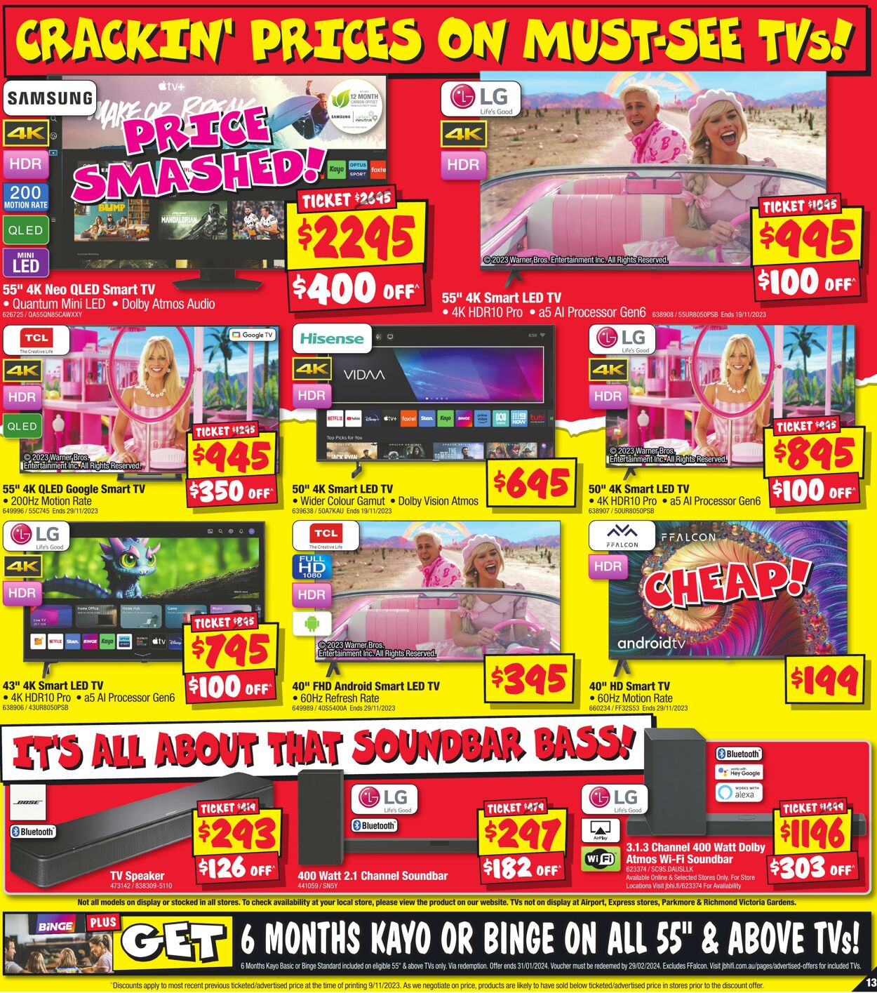 Catalogue JB Hi-Fi 09.11.2023 - 15.11.2023