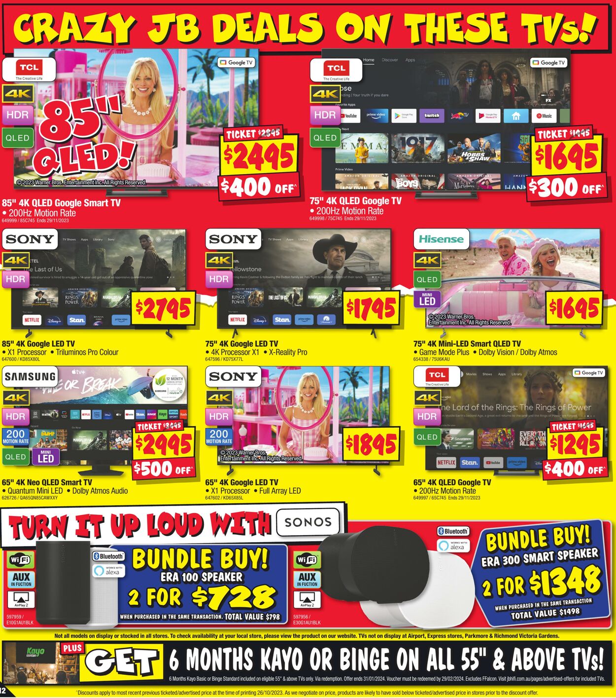 Catalogue JB Hi-Fi 09.11.2023 - 15.11.2023