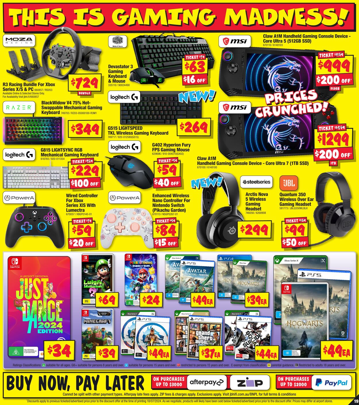 Catalogue JB Hi-Fi 01.08.2024 - 07.08.2024