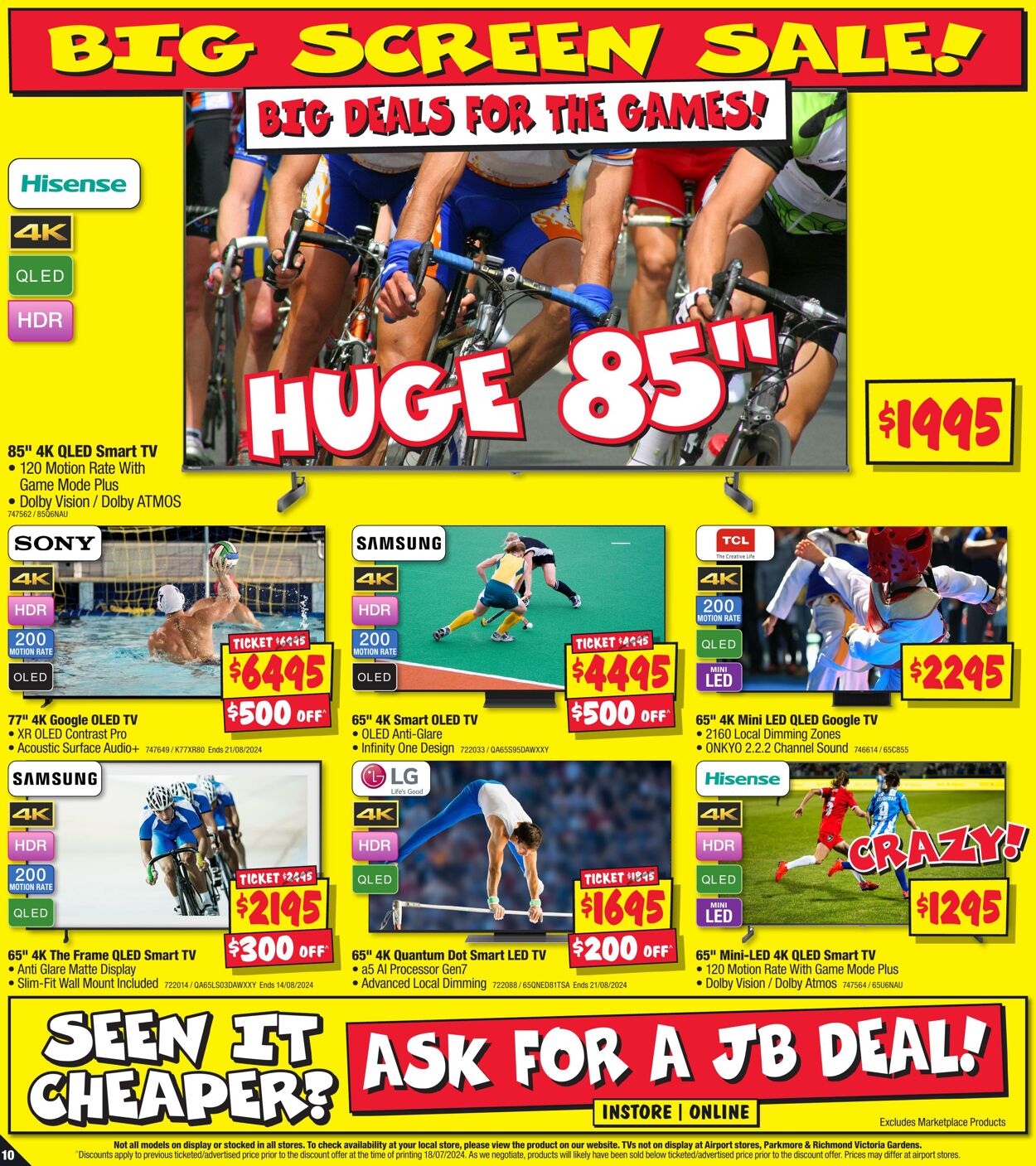 Catalogue JB Hi-Fi 01.08.2024 - 07.08.2024