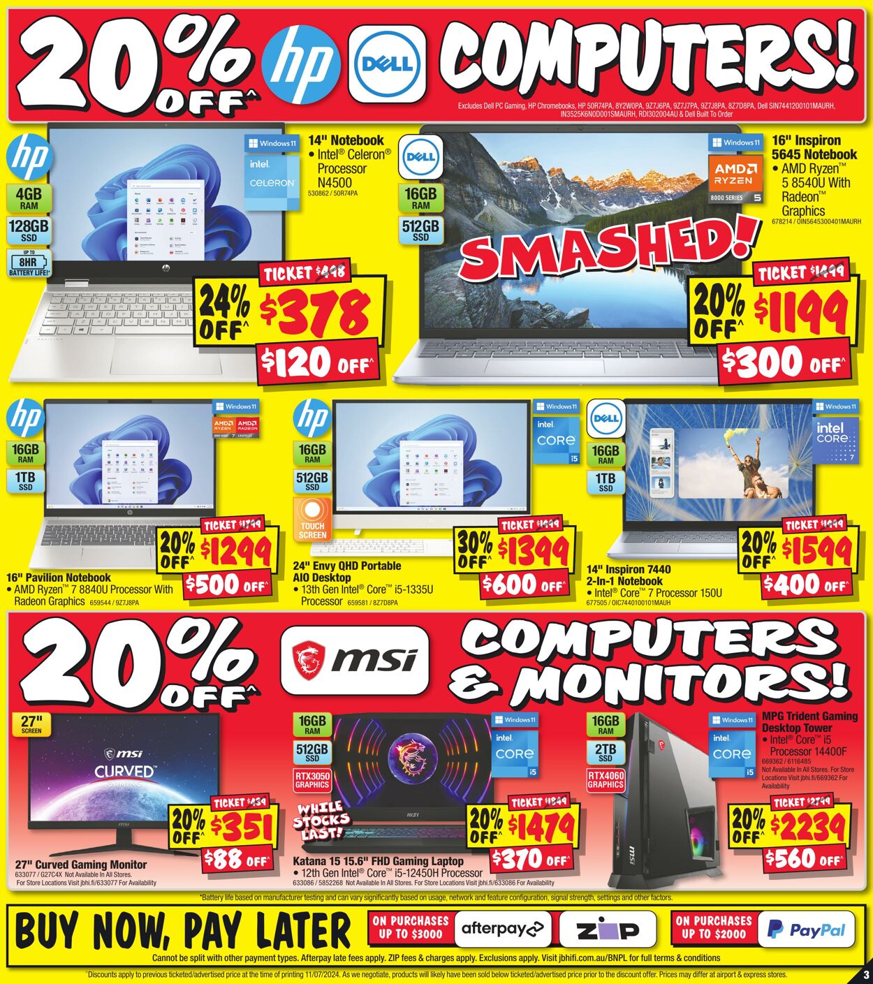 Catalogue JB Hi-Fi 25.07.2024 - 31.07.2024