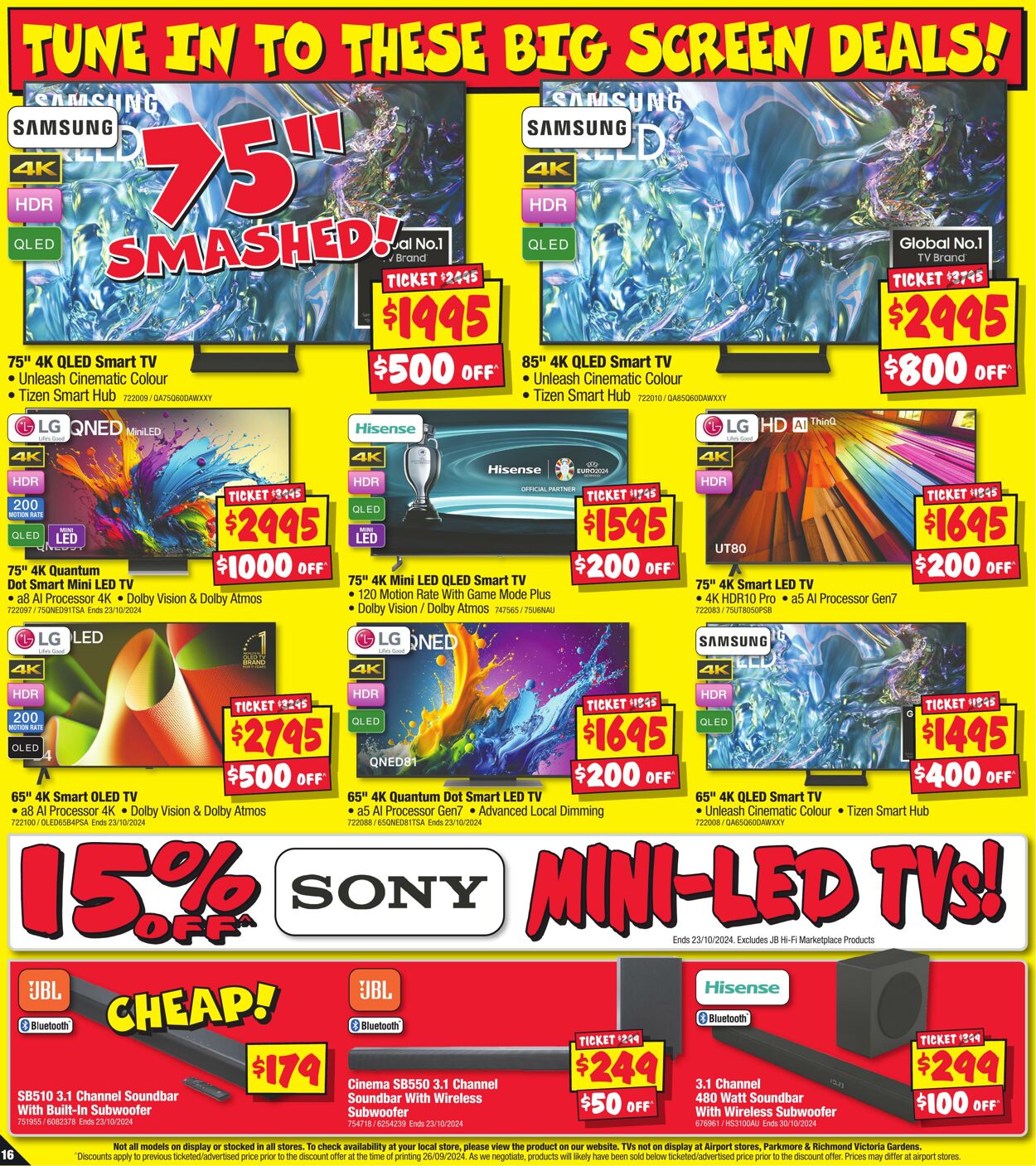 Catalogue JB Hi-Fi 10.10.2024 - 10.11.2024