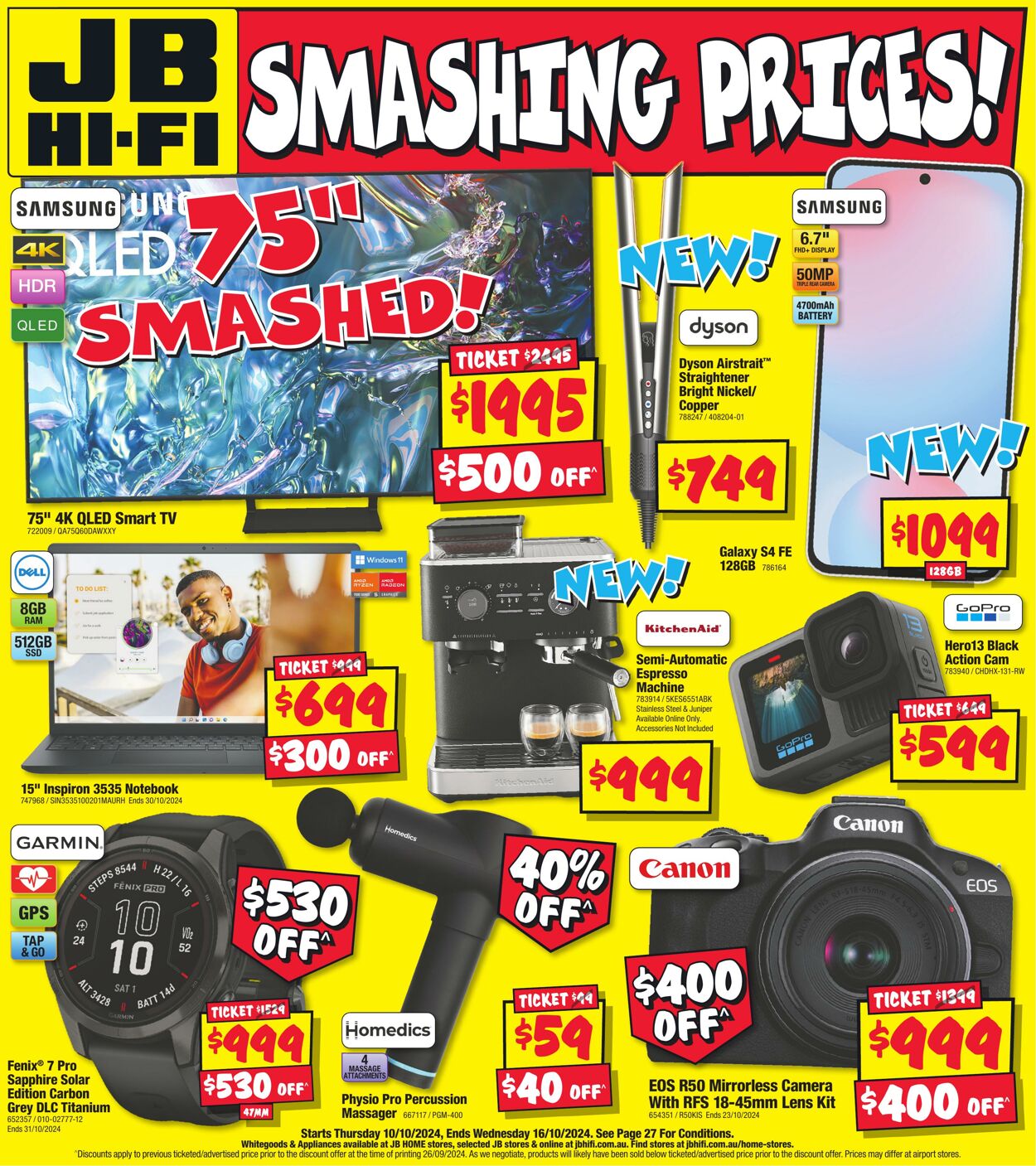 Catalogue JB Hi-Fi - Smashing Prices 10 Oct, 2024 - 10 Nov, 2024