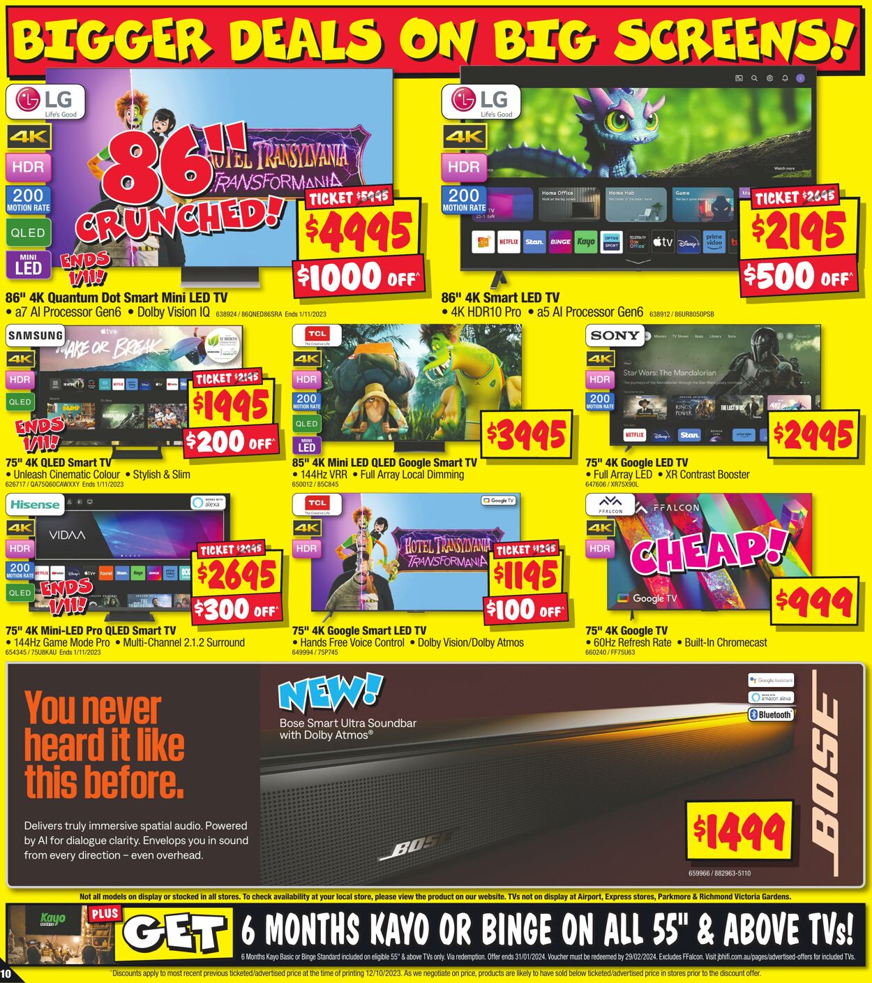 Catalogue JB Hi-Fi 26.10.2023 - 08.11.2023