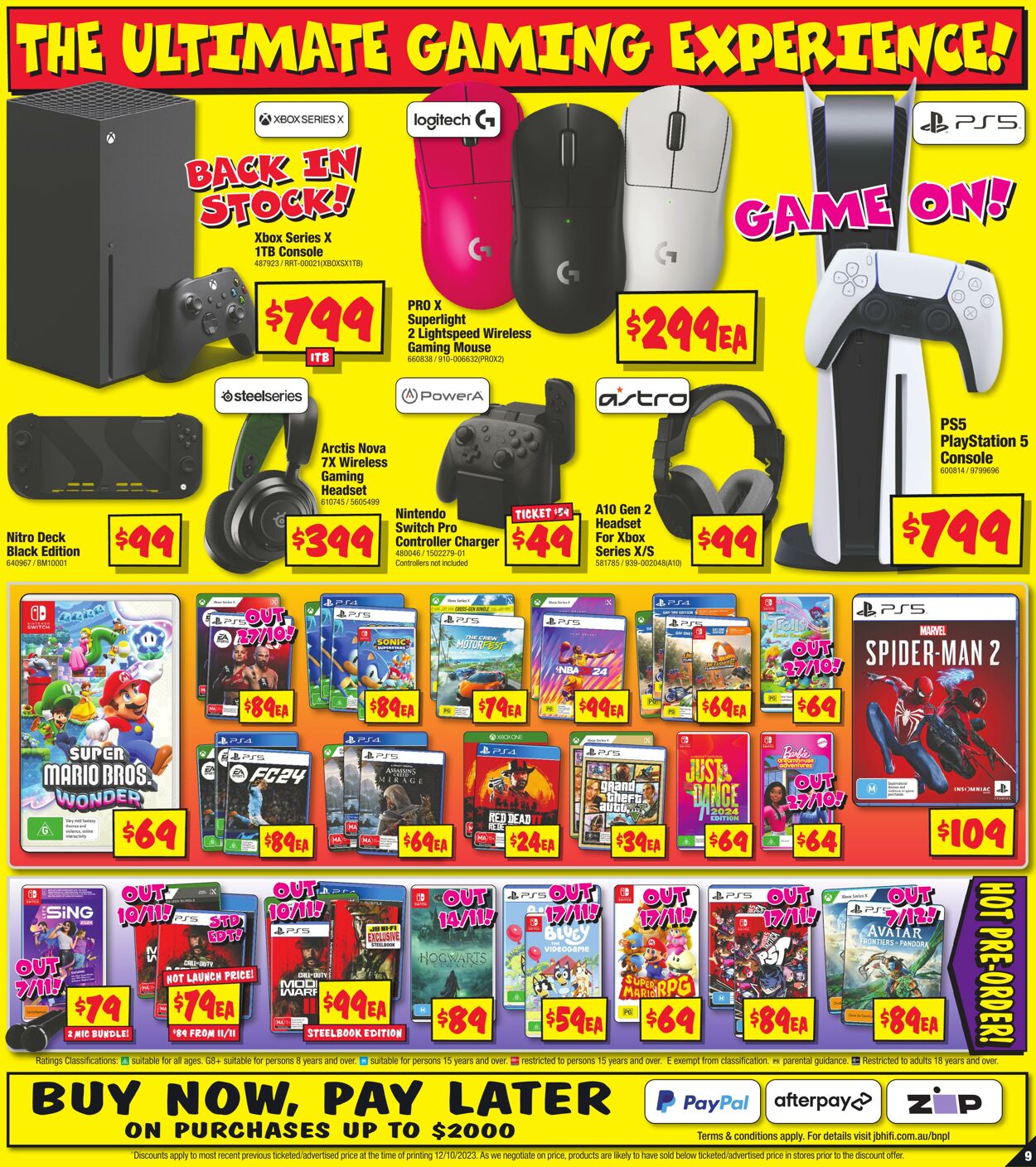 Catalogue JB Hi-Fi 26.10.2023 - 08.11.2023