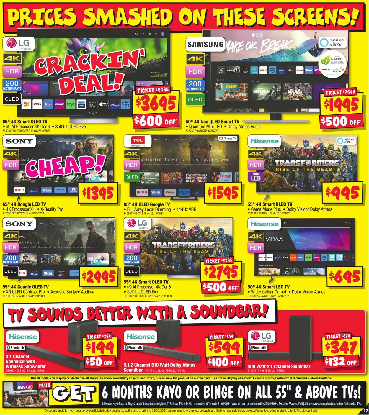 Catalogue JB Hi-Fi 12.10.2023 - 18.10.2023