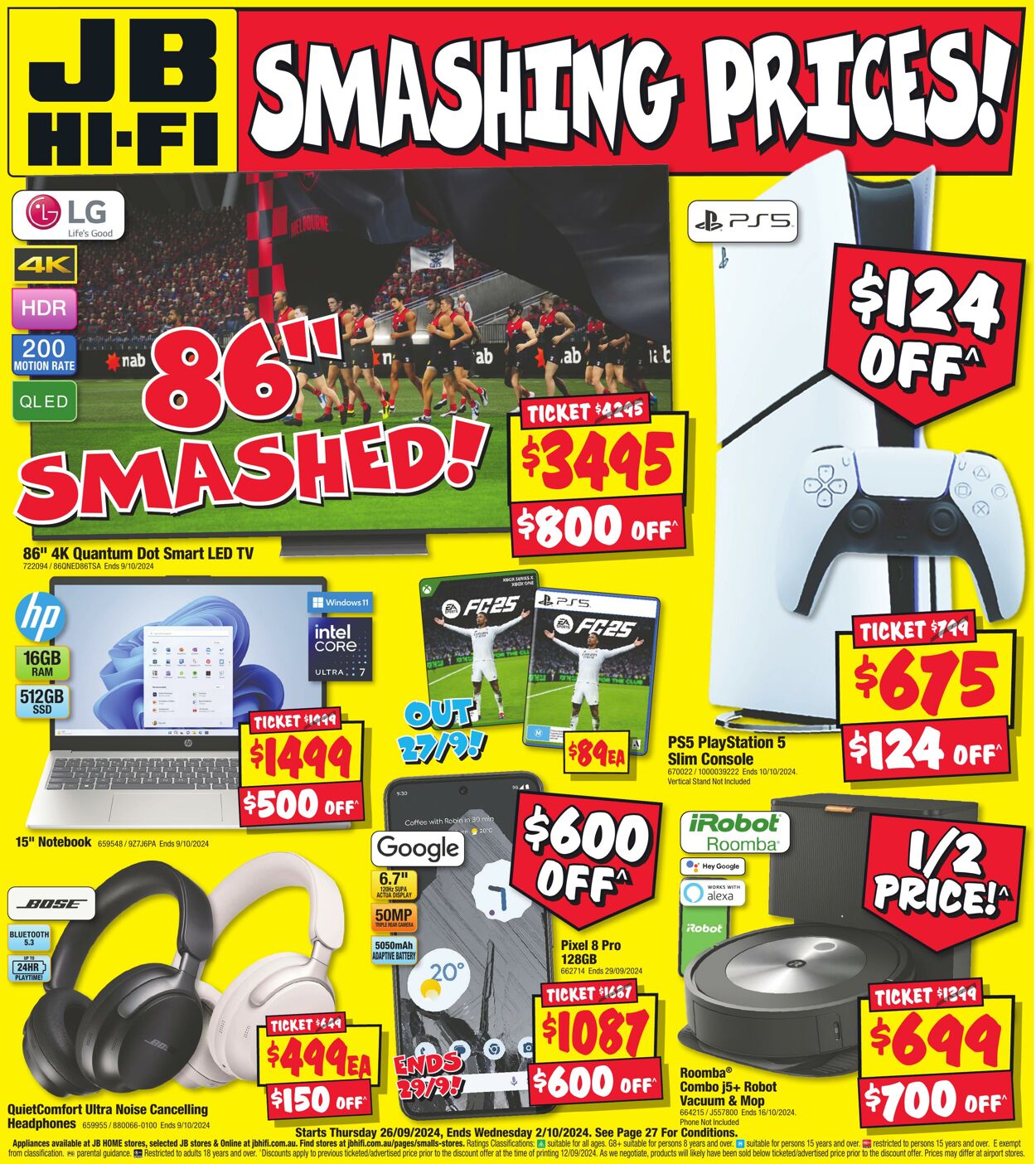 Catalogue JB Hi-Fi 26.09.2024 - 06.10.2024