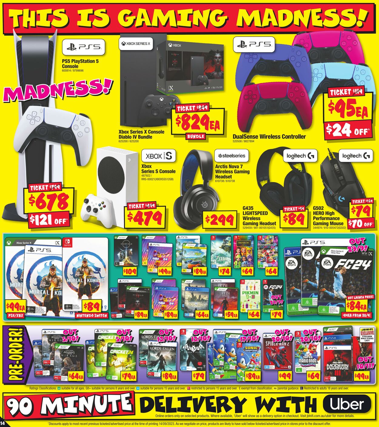 Catalogue JB Hi-Fi 28.09.2023 - 04.10.2023