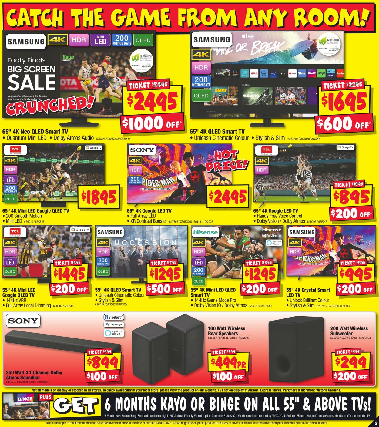 Catalogue JB Hi-Fi 28.09.2023 - 04.10.2023