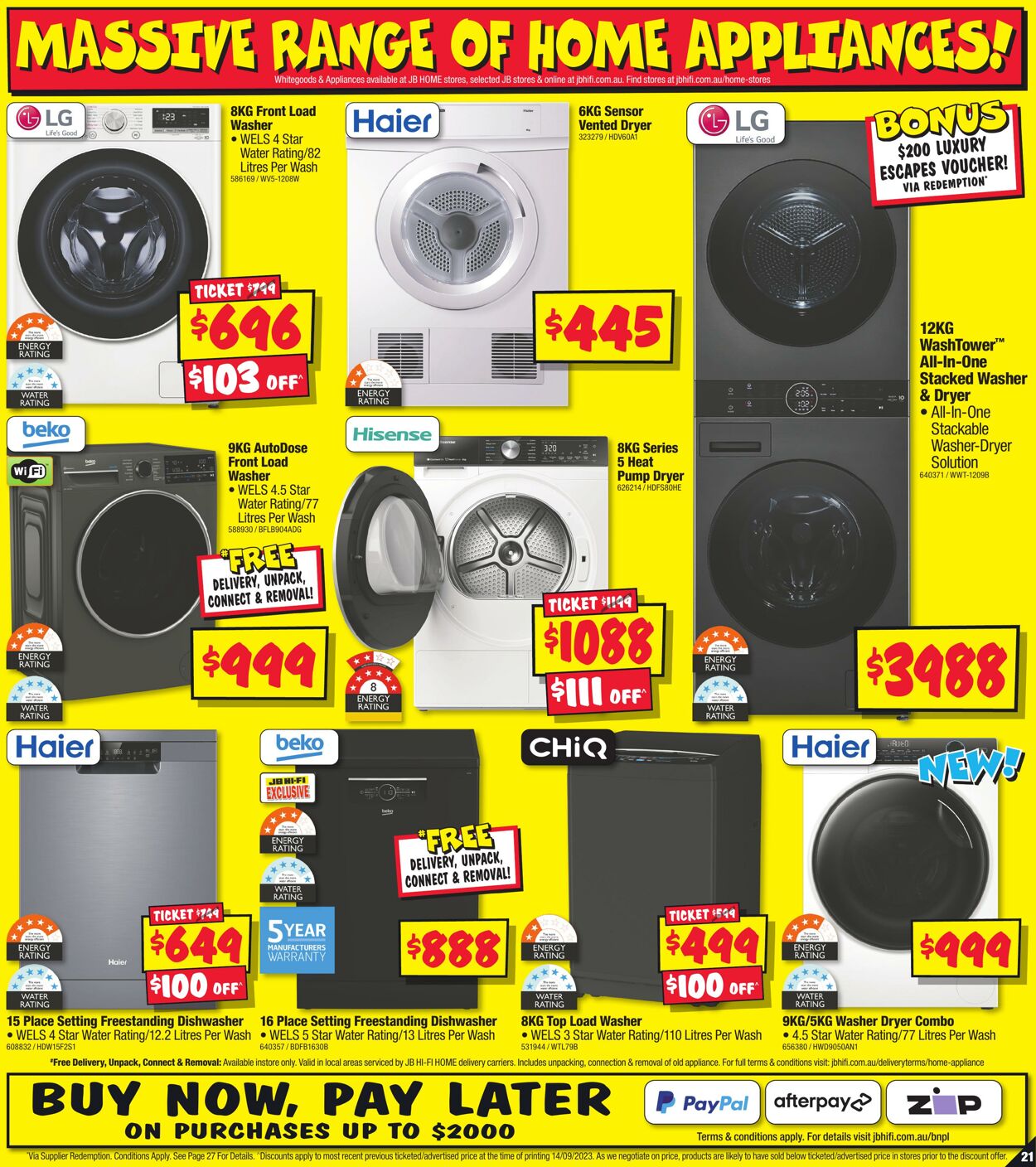 Catalogue JB Hi-Fi 28.09.2023 - 04.10.2023