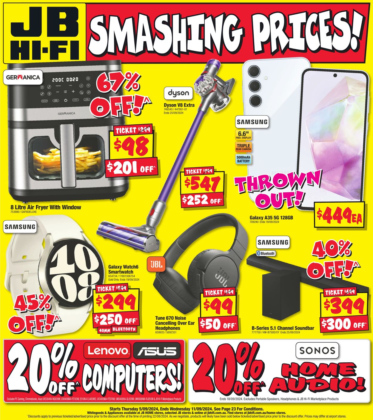 Catalogue JB Hi-Fi 05.09.2024 - 06.10.2024