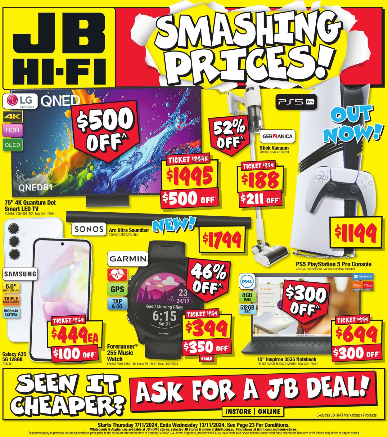 Catalogue JB Hi-Fi 07.11.2024 - 17.11.2024