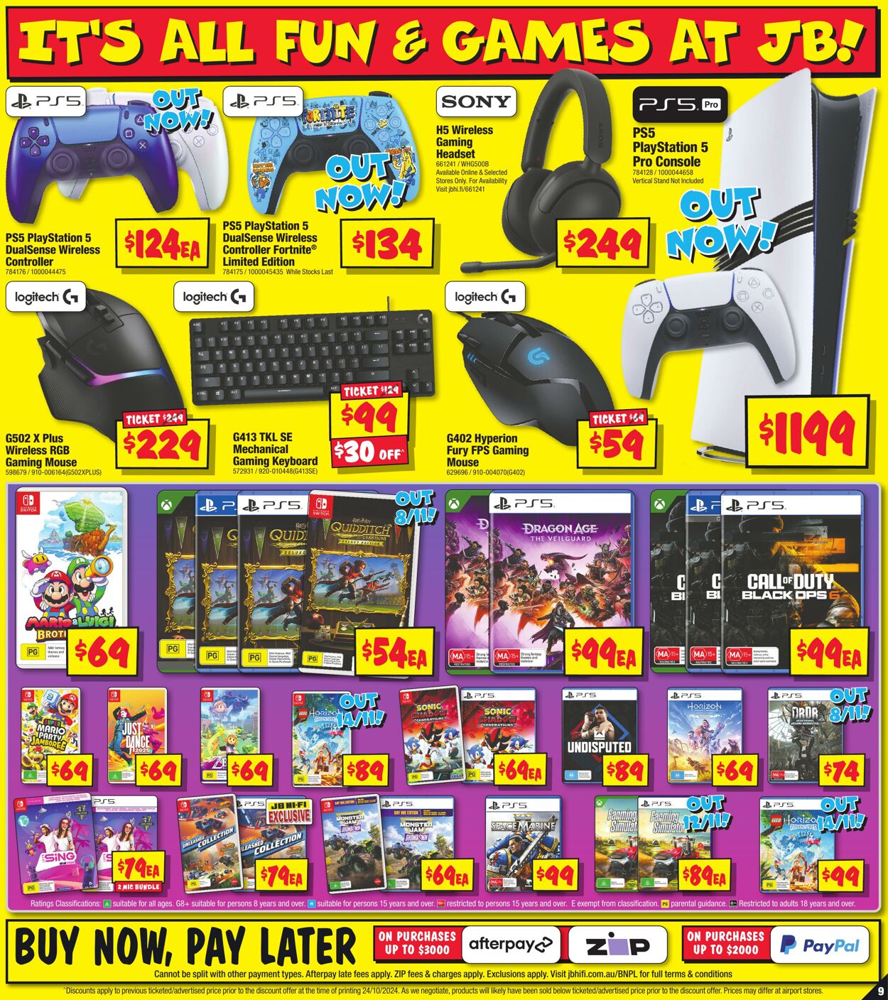 Catalogue JB Hi-Fi 07.11.2024 - 17.11.2024