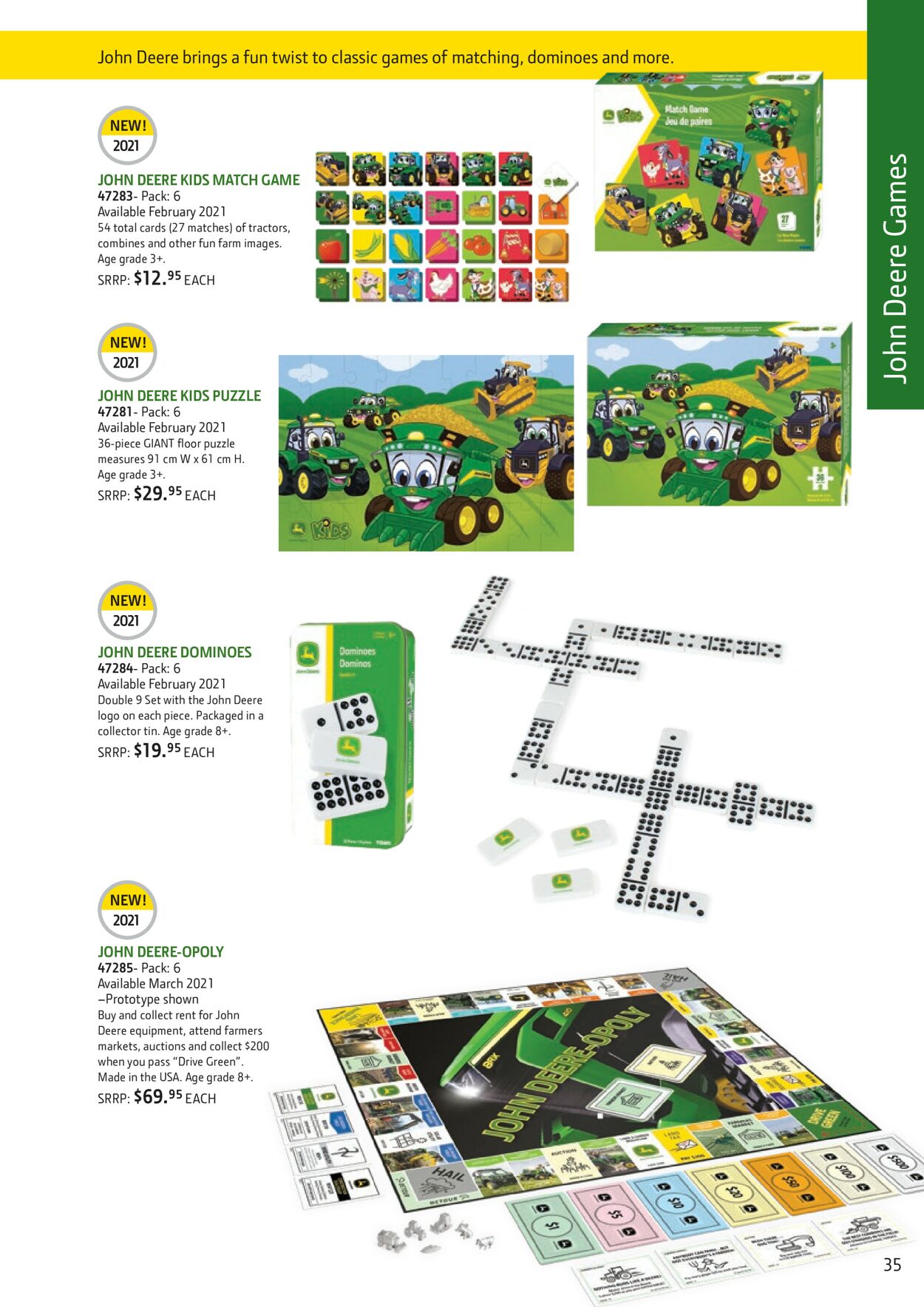 Catalogue John Deere 08.02.2021 - 31.12.2021