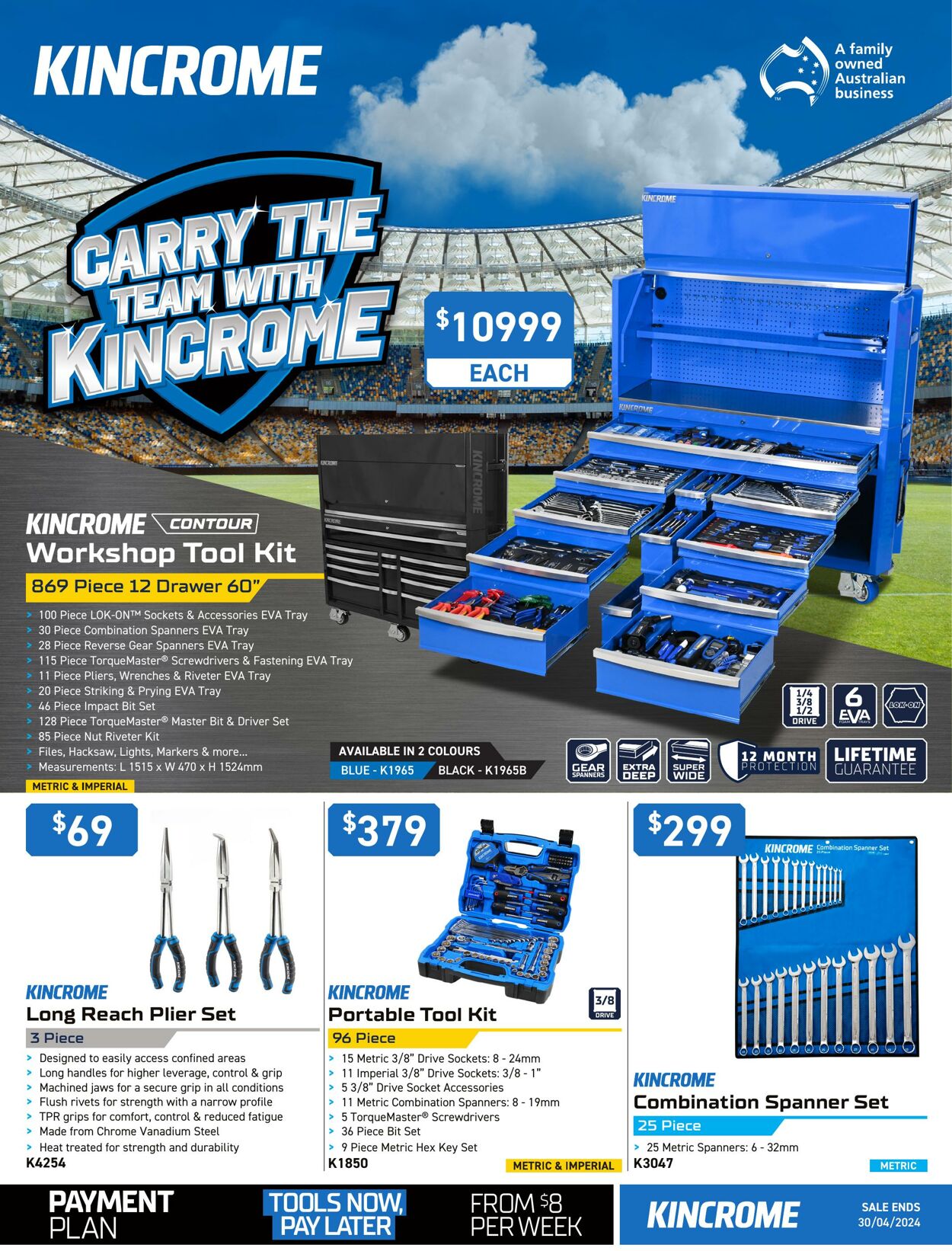 Kincrome Promotional catalogues
