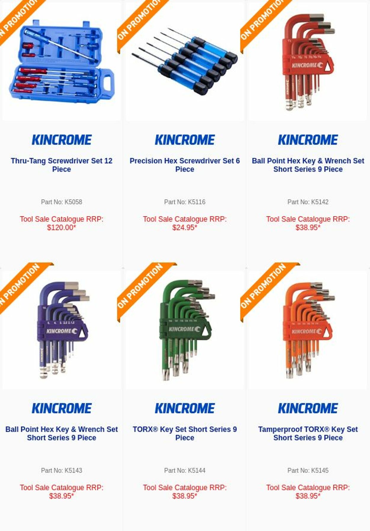 Catalogue Kincrome 20.09.2022 - 03.10.2022